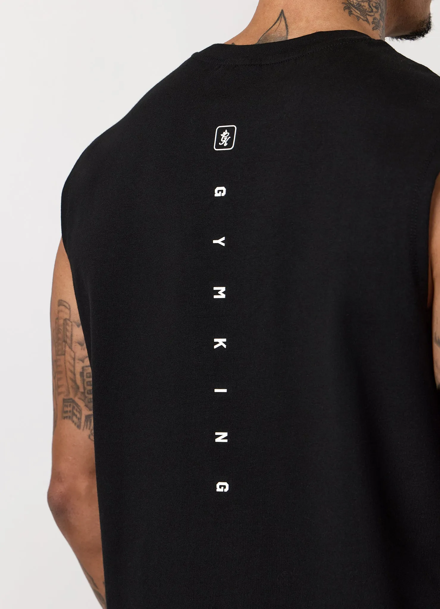 Gym King Apex Jersey Vest - Black sold by The Gym King product image thumbnail 5