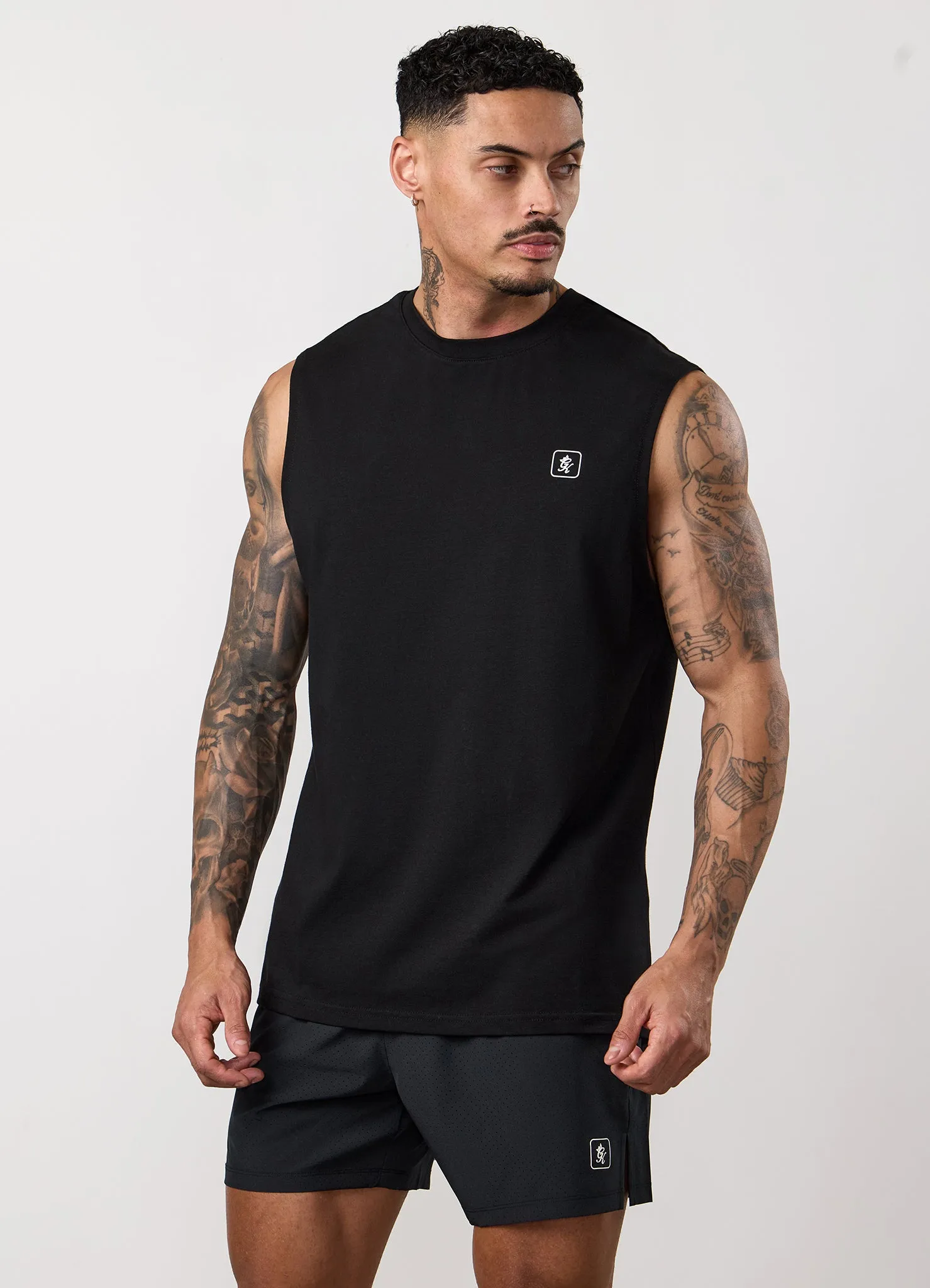 Gym King Apex Jersey Vest - Black sold by The Gym King product image thumbnail 4
