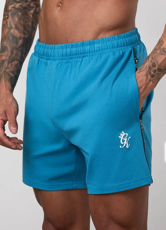 Gym King Taped Jersey Short - Harbour Teal sold by The Gym King