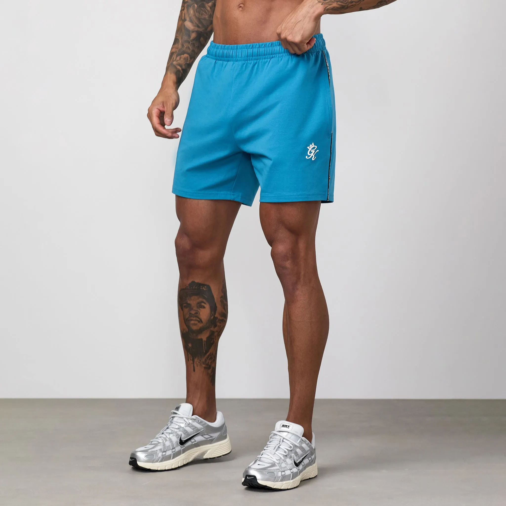 Gym King Taped Jersey Short - Harbour Teal sold by The Gym King product image thumbnail 2
