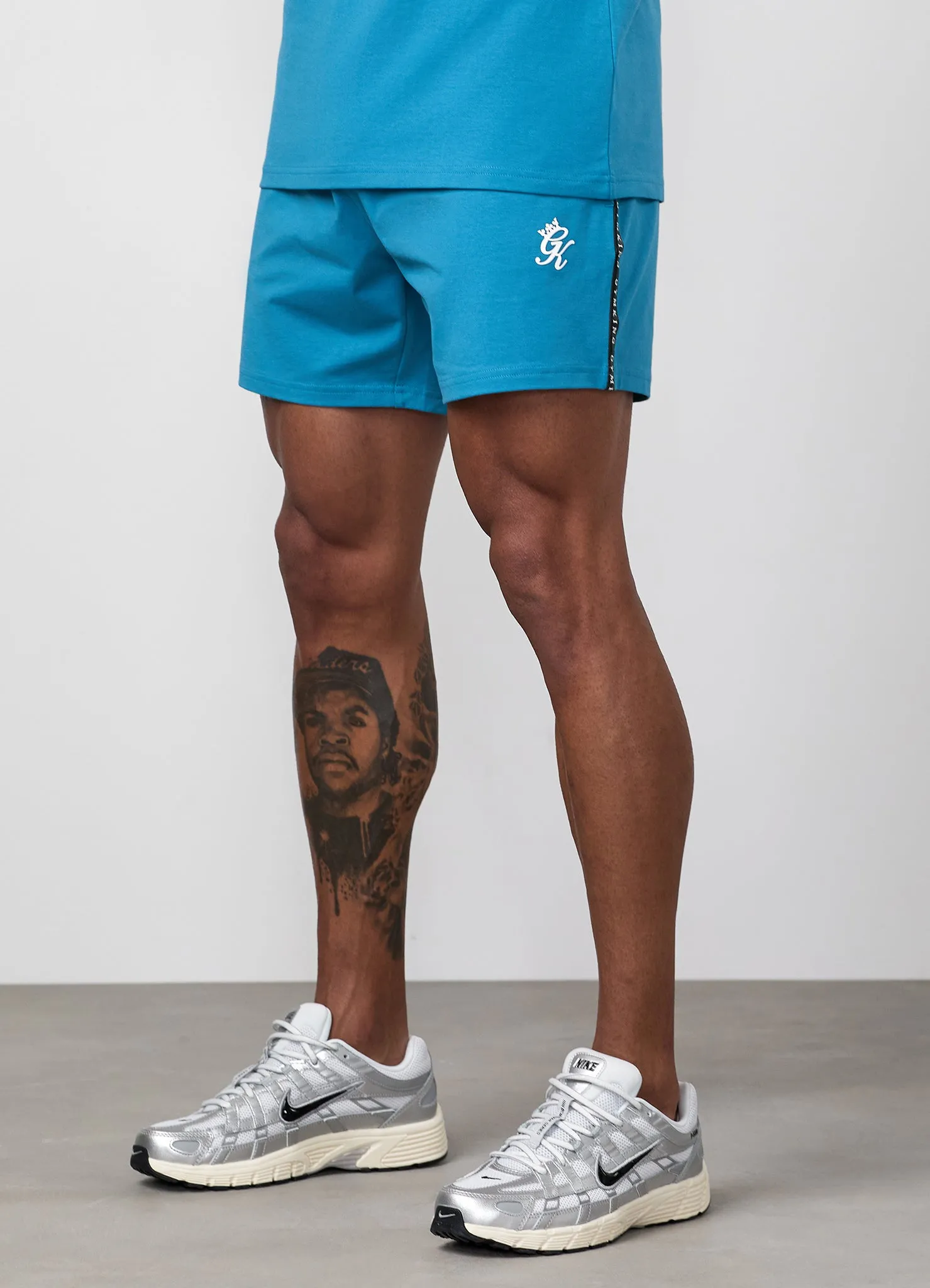 Gym King Taped Jersey Short - Harbour Teal sold by The Gym King product image thumbnail 5