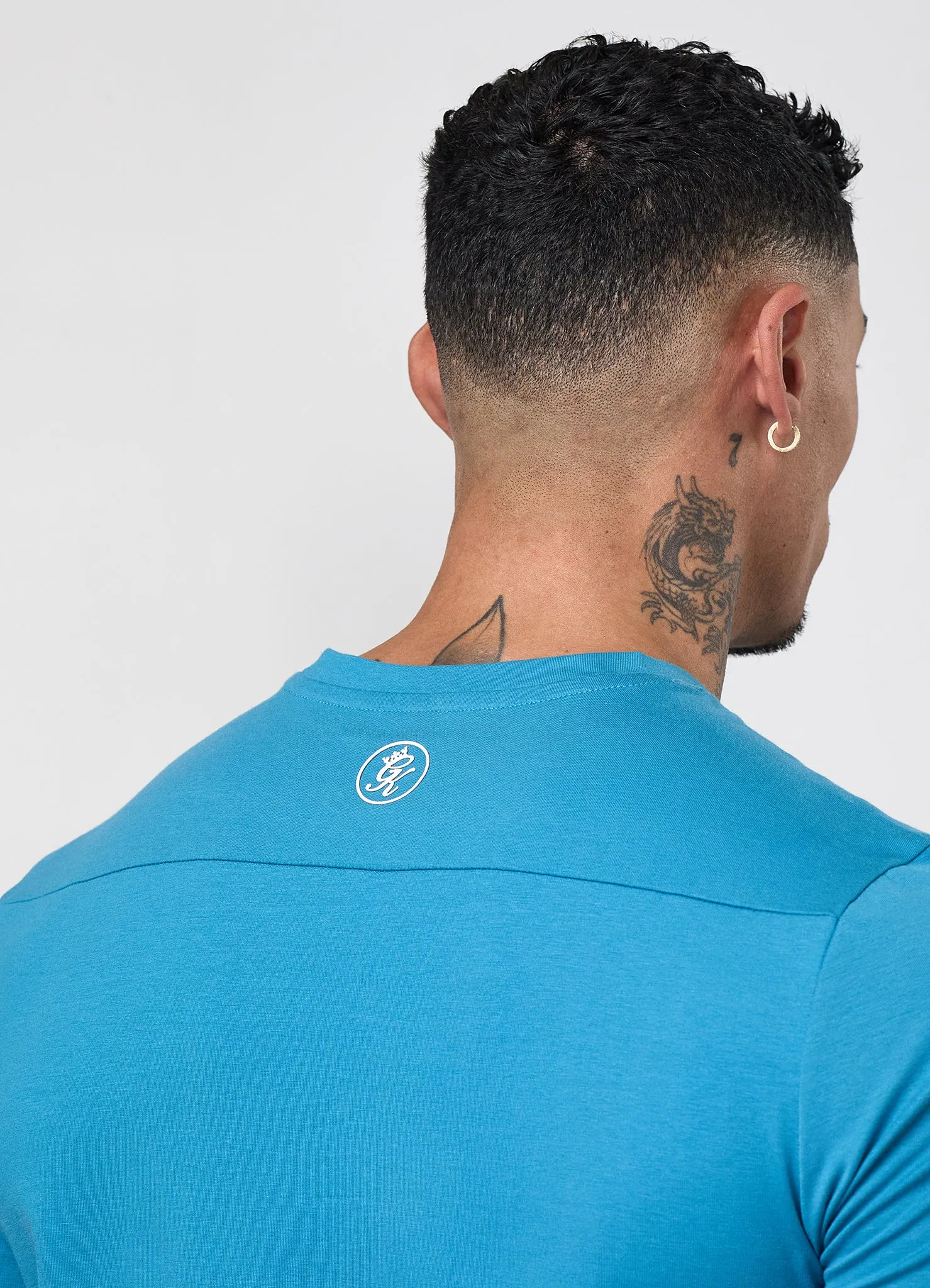 Gym King Taped Jersey Tee - Harbour Teal sold by The Gym King product image thumbnail 5