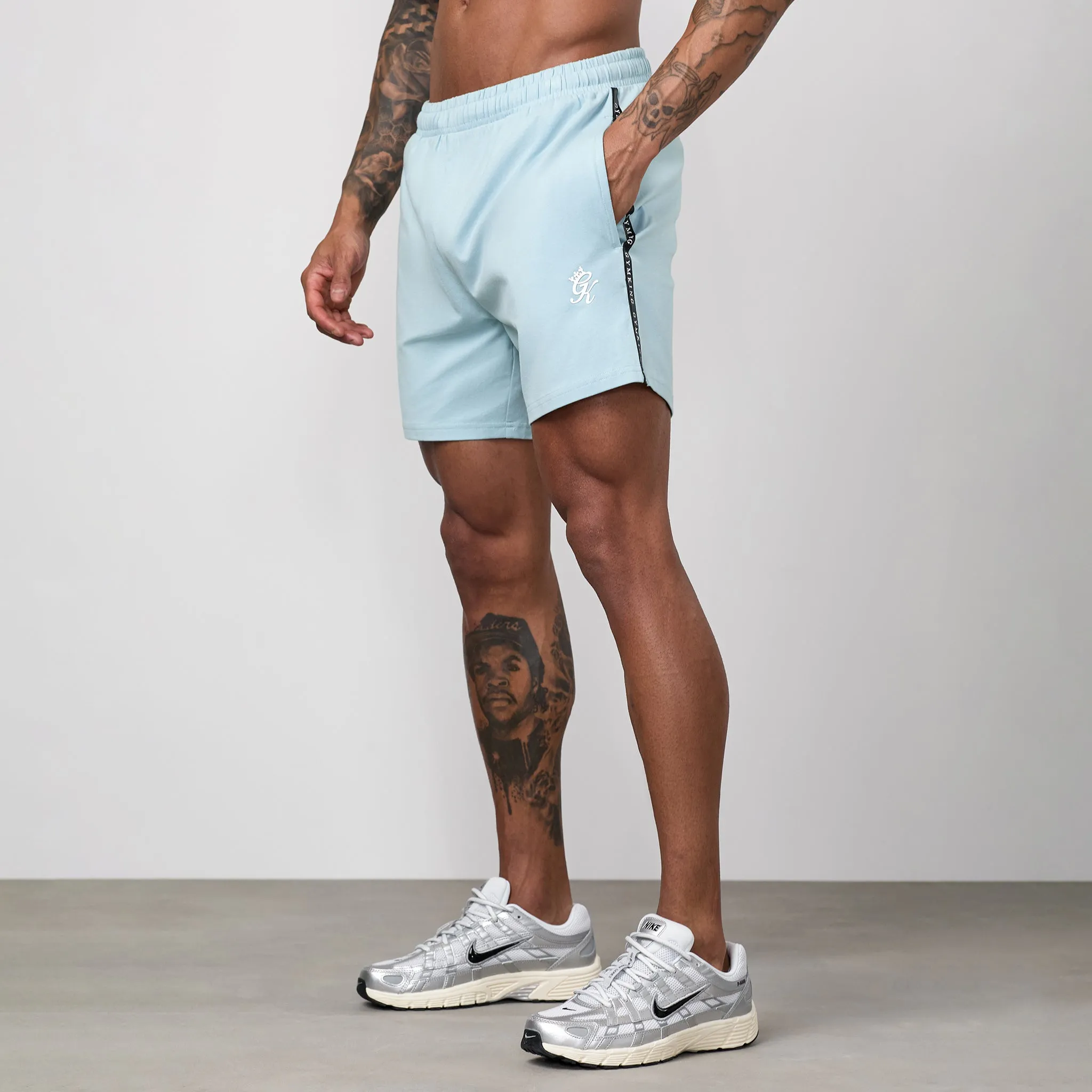 Gym King Taped Jersey Short - Dusky Mint sold by The Gym King product image thumbnail 2