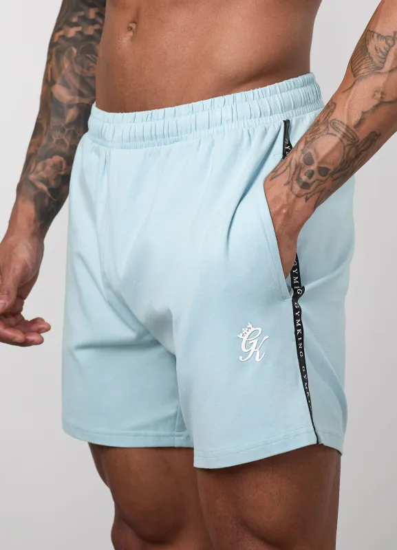 Gym King Taped Jersey Short - Dusky Mint made by The Gym King