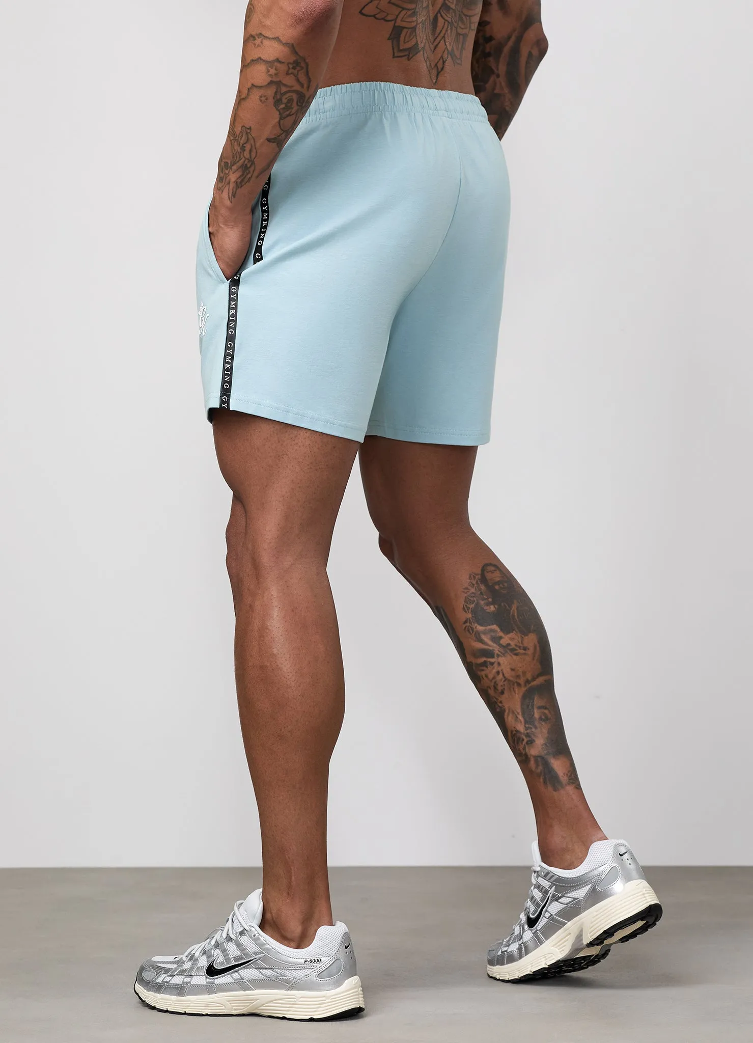 Gym King Taped Jersey Short - Dusky Mint sold by The Gym King product image thumbnail 4