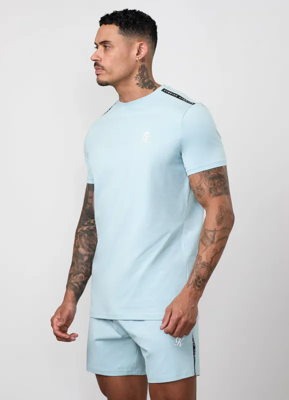 Gym King Taped Jersey Tee - Dusky Mint made by The Gym King