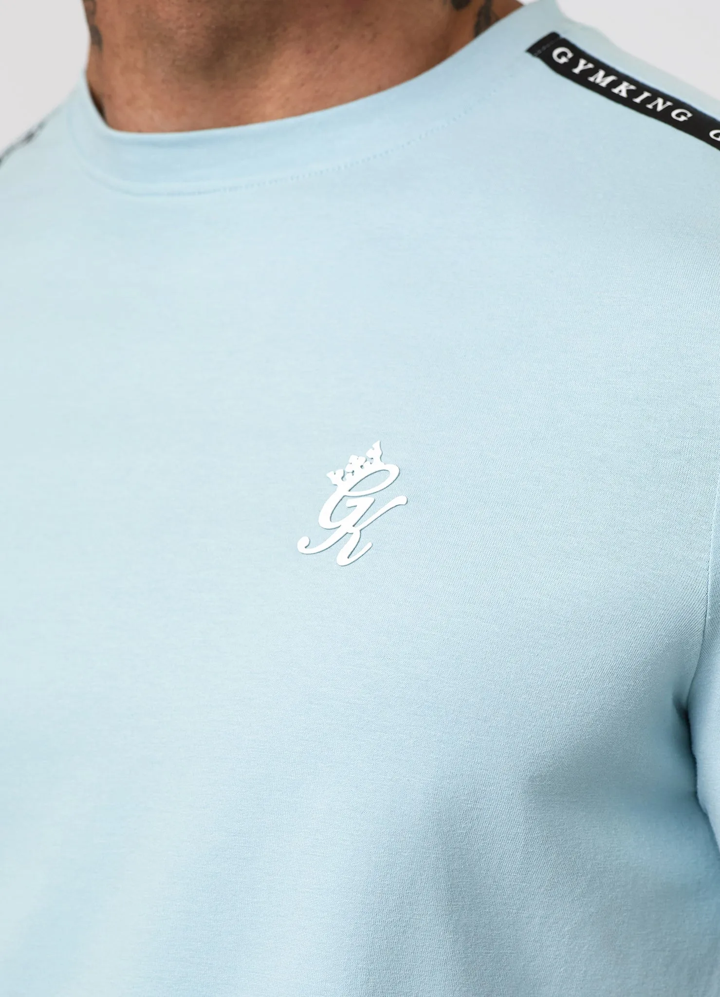 Gym King Taped Jersey Tee - Dusky Mint sold by The Gym King product image thumbnail 5