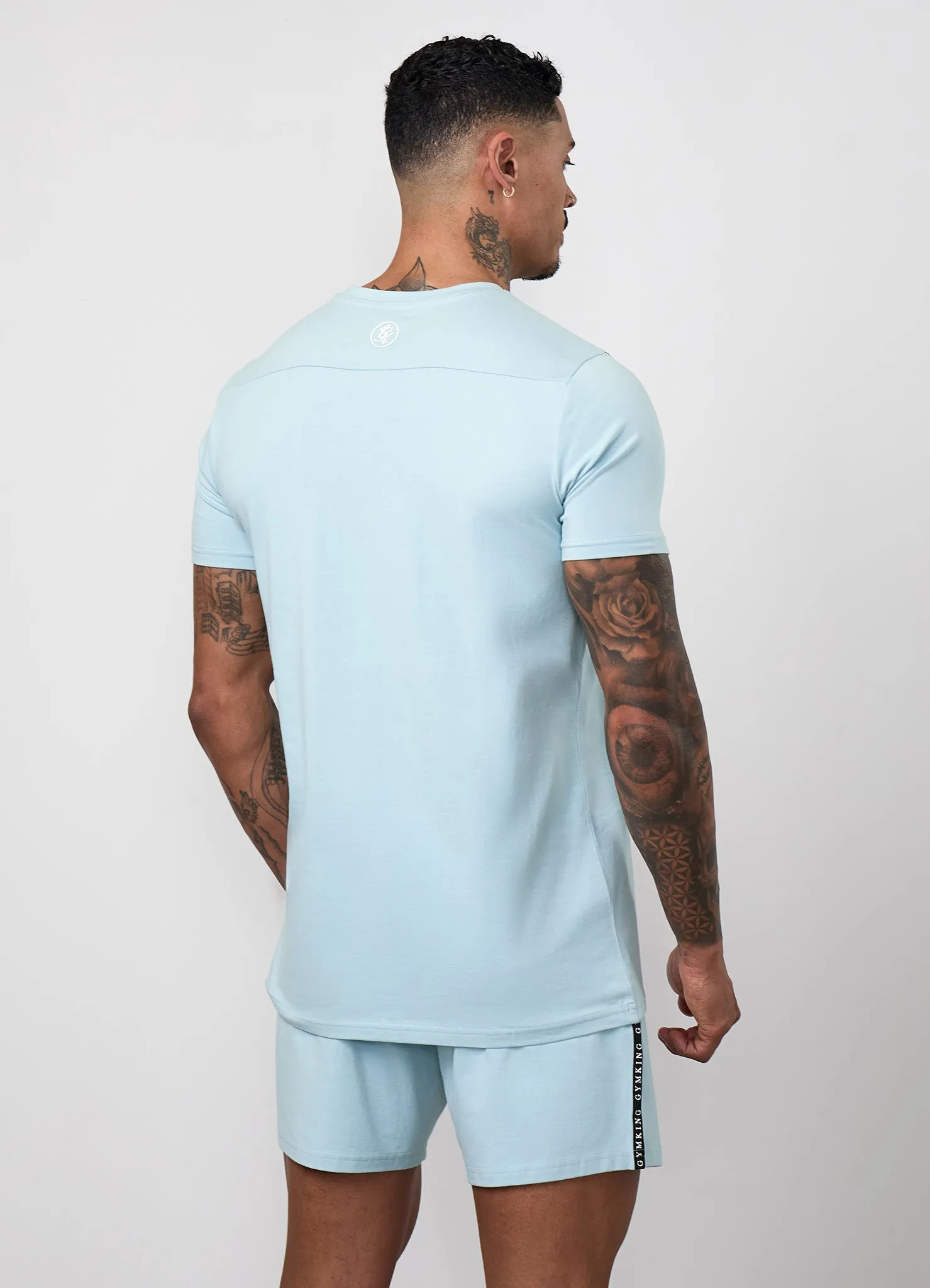 Gym King Taped Jersey Tee - Dusky Mint sold by The Gym King product image thumbnail 3