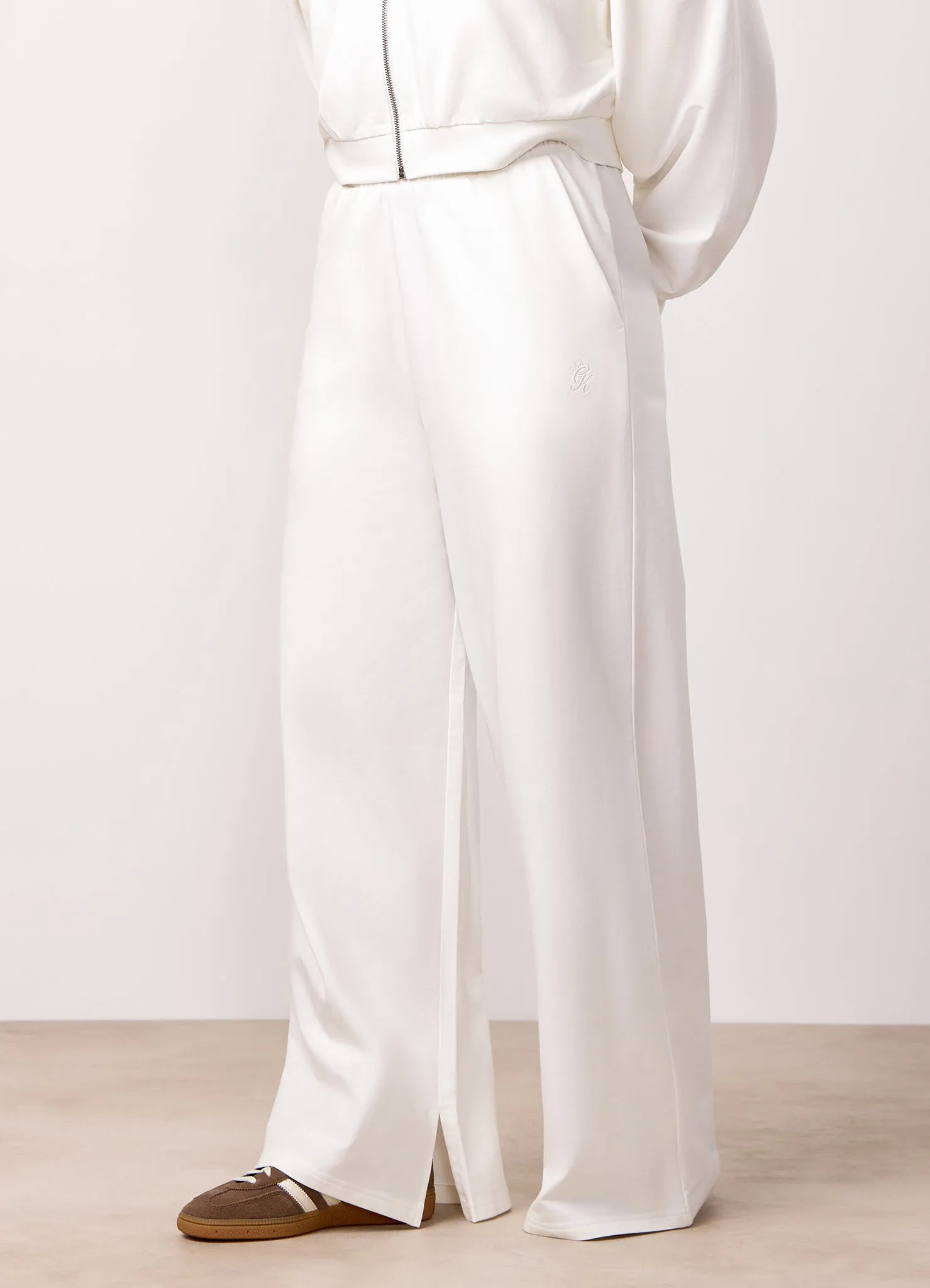 Gym King Victory Loopback Full Zip Tracksuit - Cream sold by The Gym King product image thumbnail 4