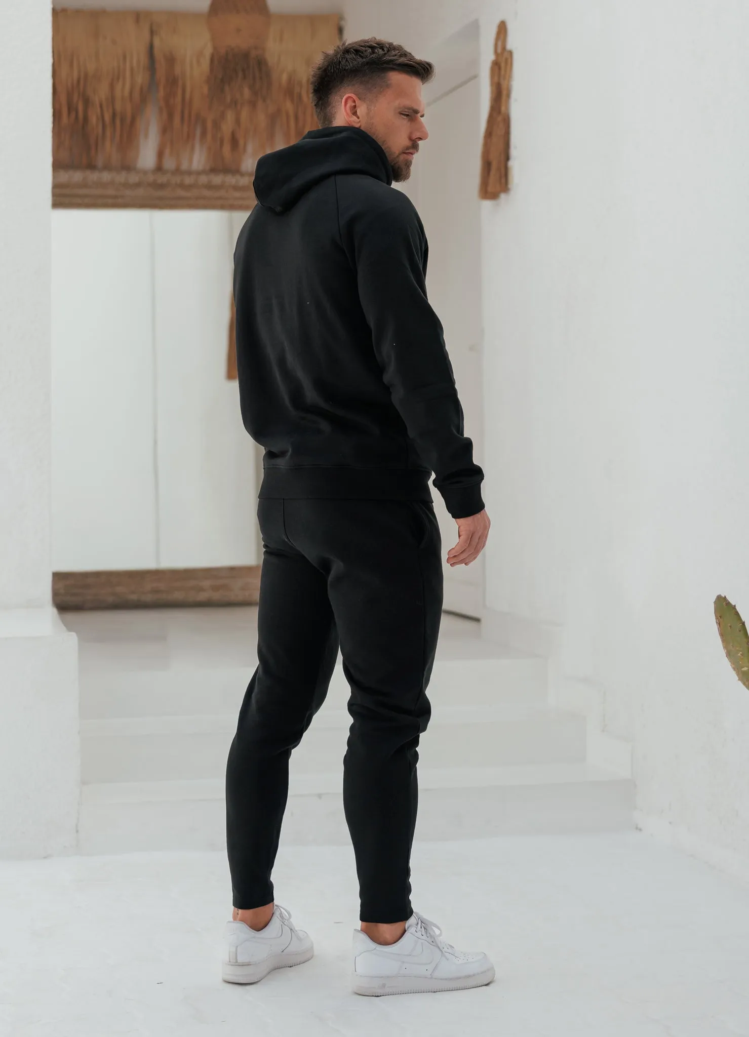 Gym King Pro Logo Jogger - Black/White sold by The Gym King product image thumbnail 4