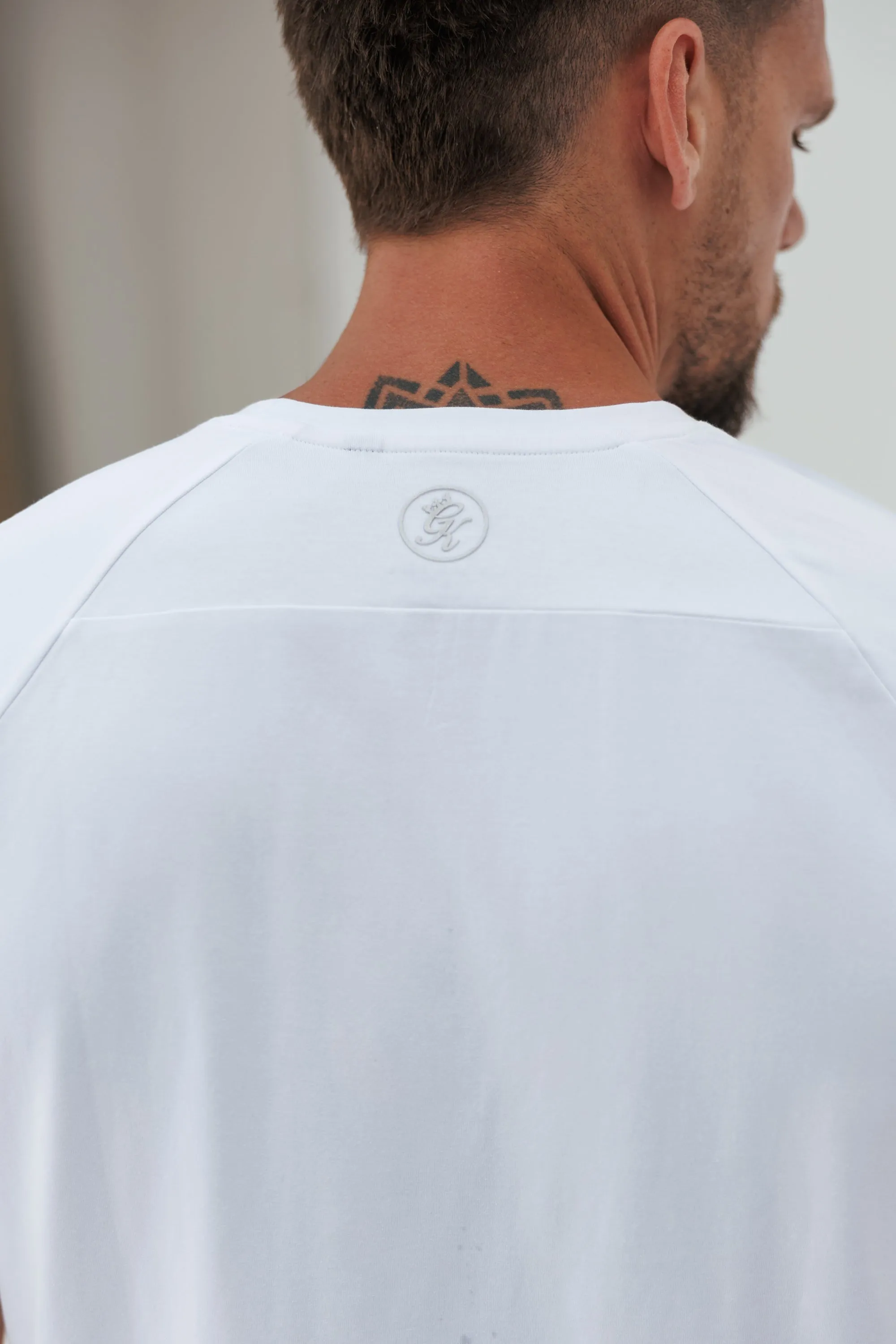 Gym King Pro Logo Tee - White sold by The Gym King product image thumbnail 4