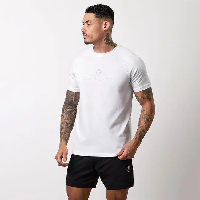 Gym King Pro Logo Tee - White sold by The Gym King product image thumbnail 2