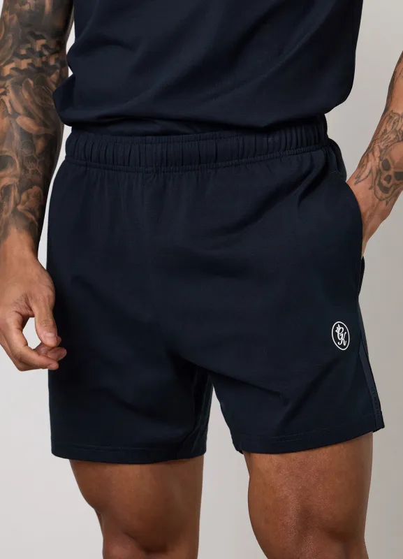 Gym King Pro Logo Jersey 6" Short - Navy made by The Gym King