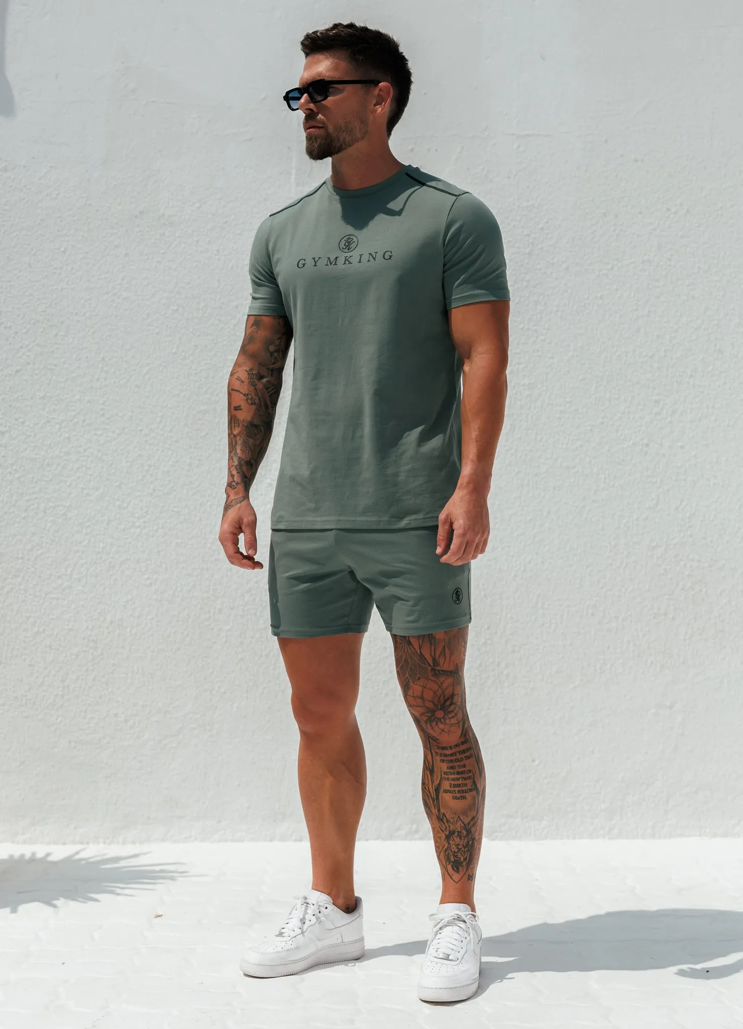 Gym King Pro Logo V2 Jersey 6" Short - Fern sold by The Gym King product image thumbnail 3