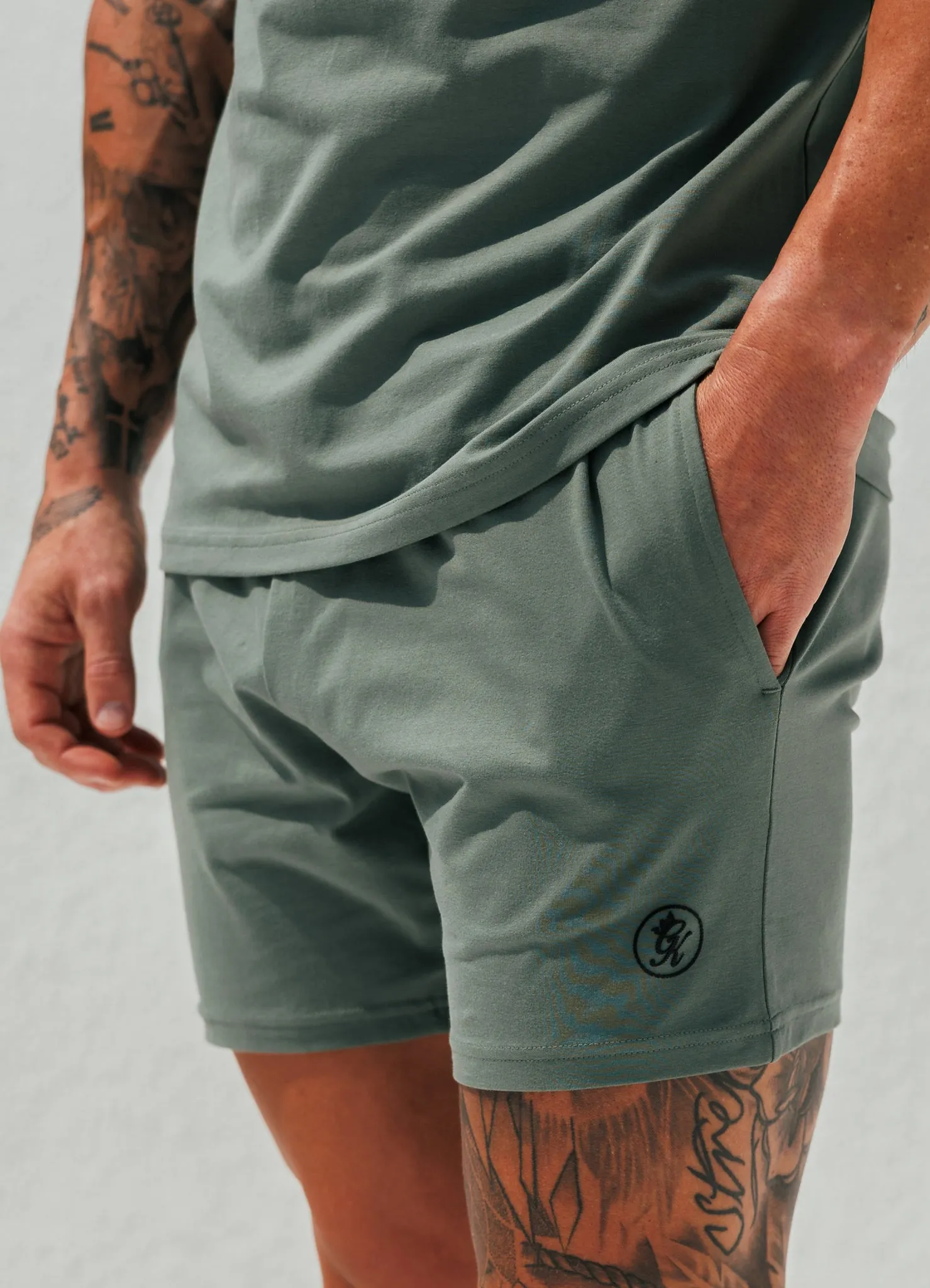 Gym King Pro Logo V2 Jersey 6" Short - Fern sold by The Gym King