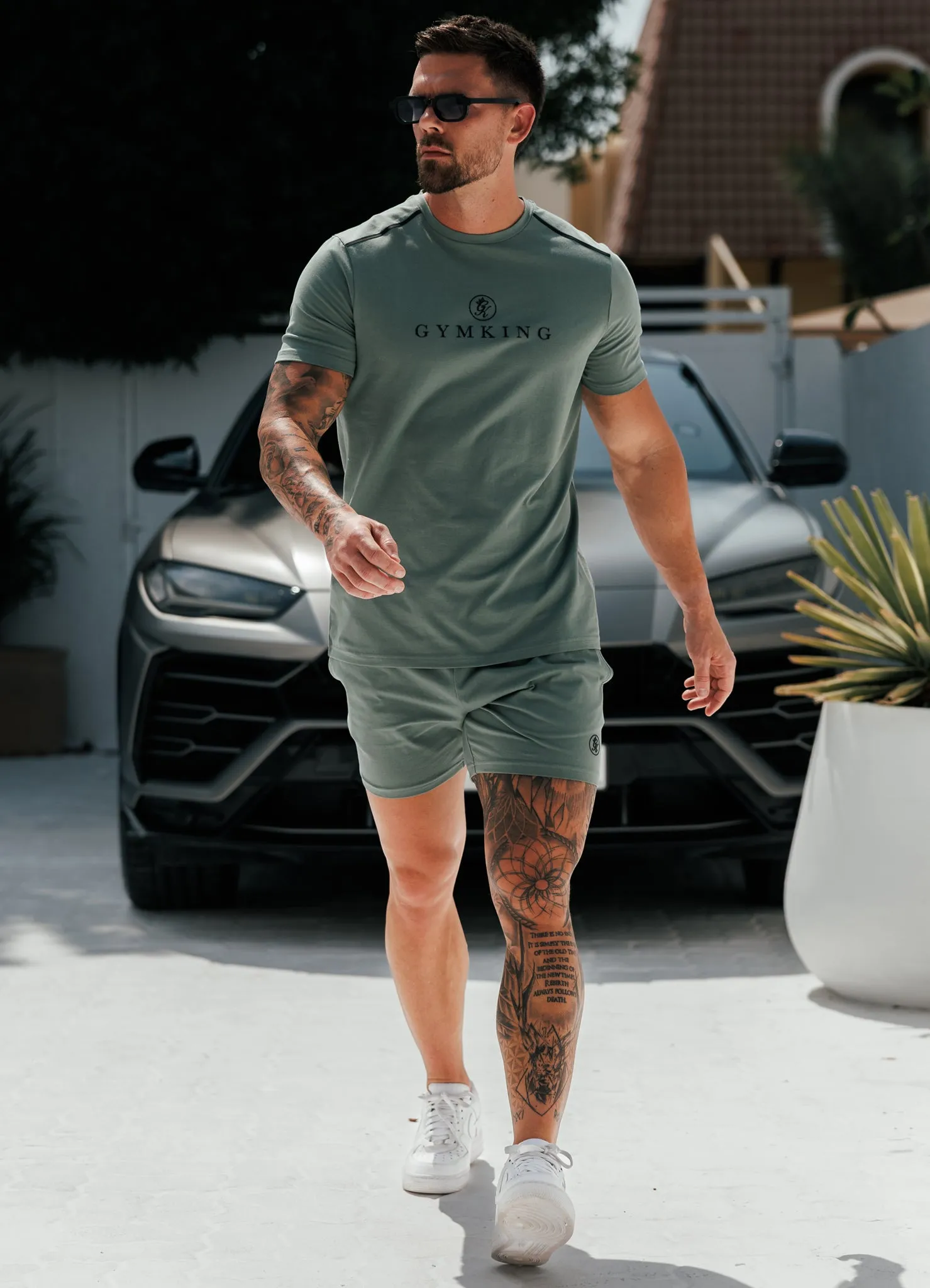 Gym King Pro Logo V2 Jersey 6" Short - Fern sold by The Gym King product image thumbnail 5