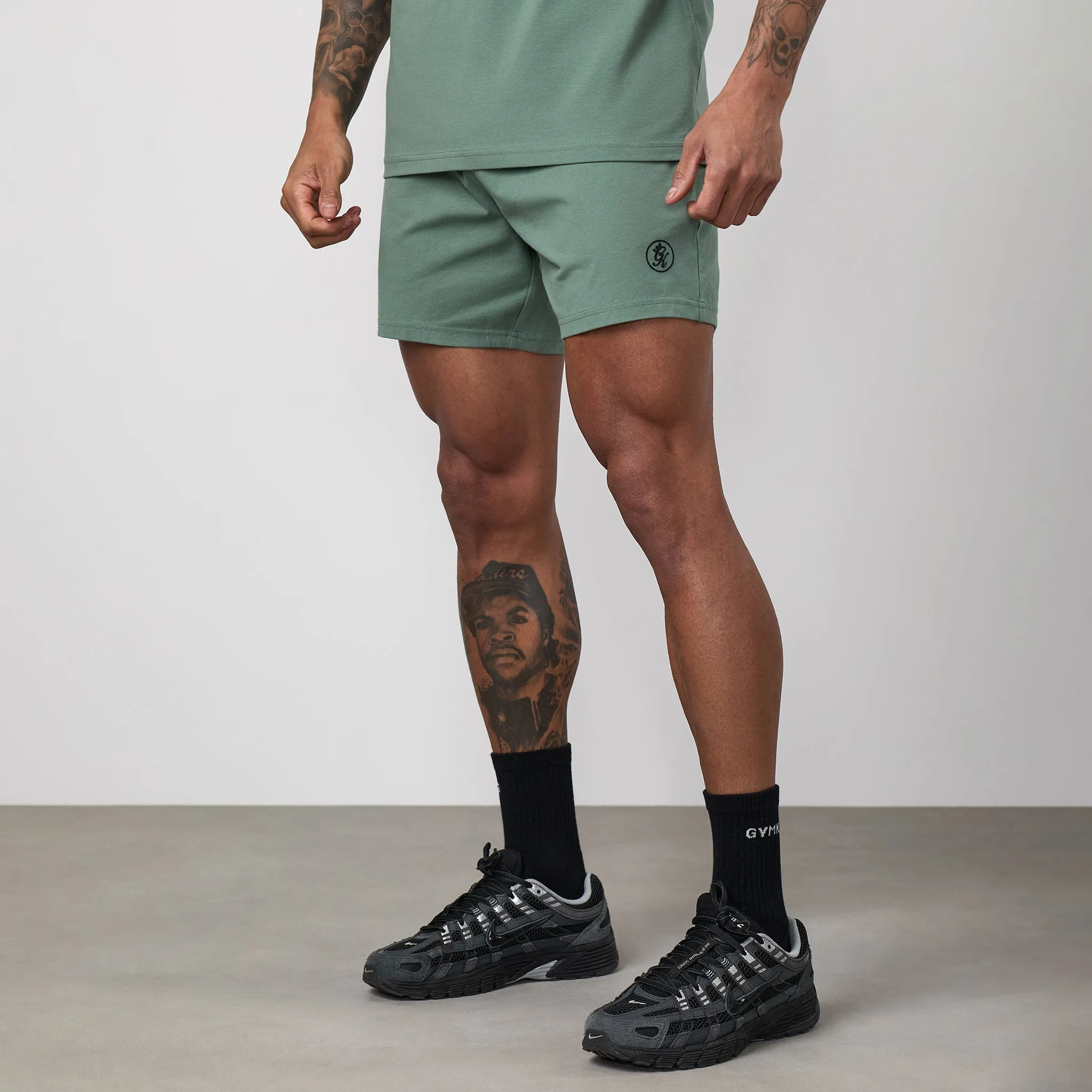 Gym King Pro Logo V2 Jersey 6" Short - Fern sold by The Gym King product image thumbnail 2
