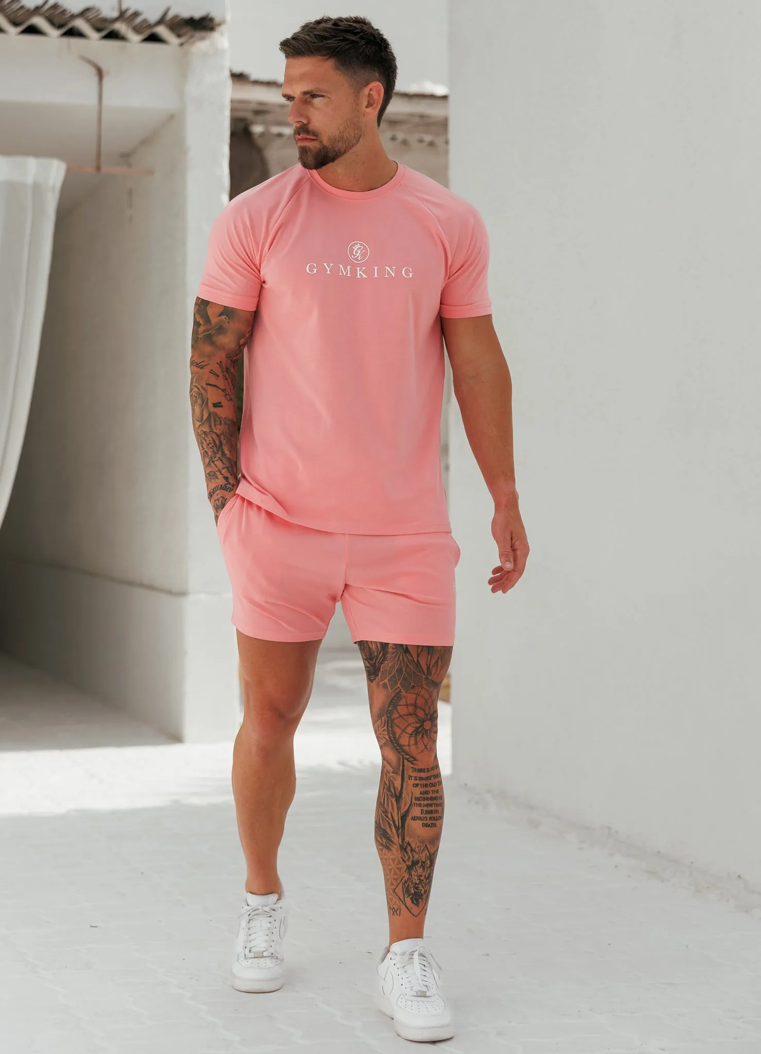 Gym King Pro Logo Tee - Pink sold by The Gym King product image thumbnail 3