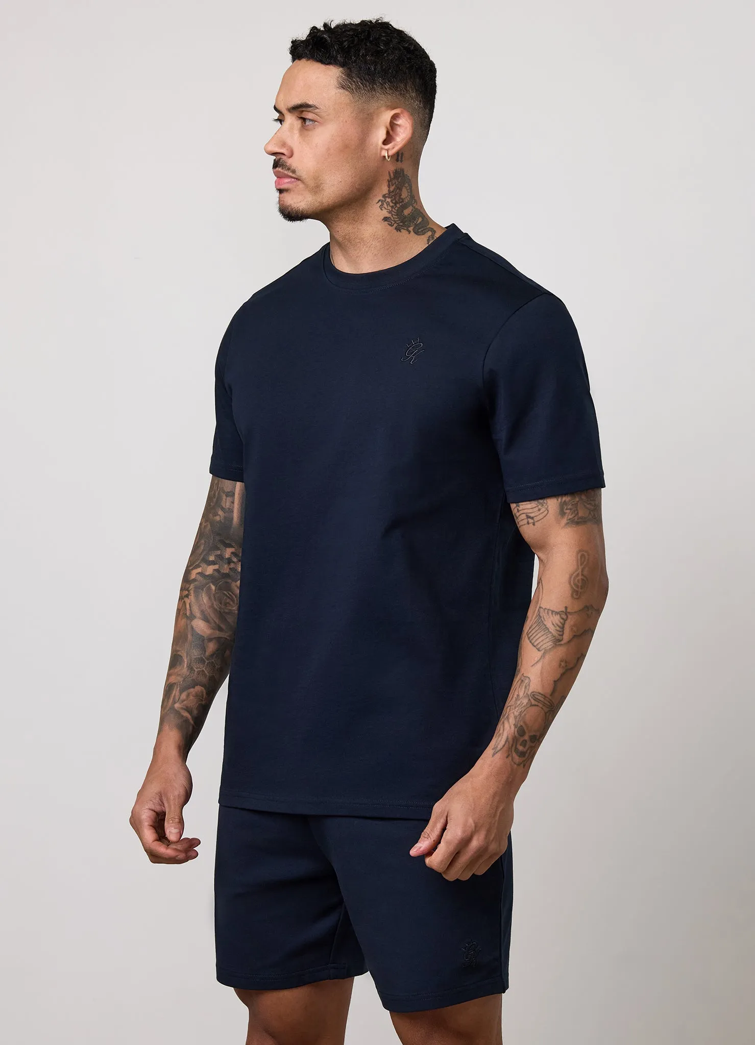 Gym King Victory Regular Fit Jersey Tee - Navy sold by The Gym King