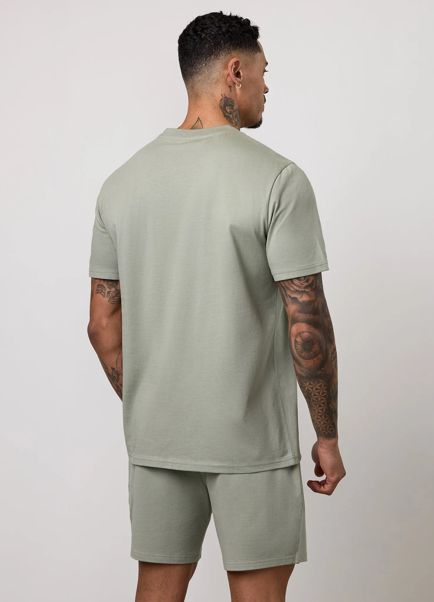Gym King Victory Regular Fit Jersey Tee - Soft Khaki sold by The Gym King product image thumbnail 3