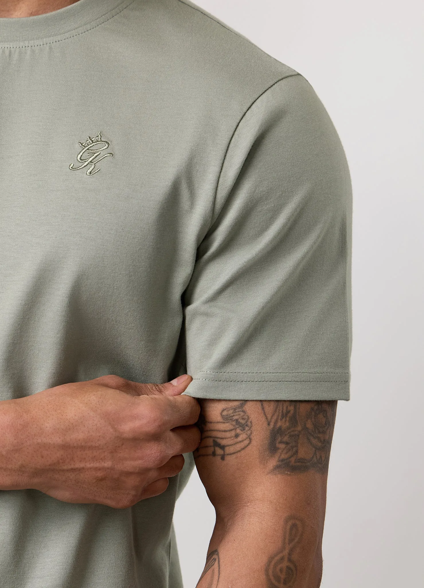 Gym King Victory Regular Fit Jersey Tee - Soft Khaki sold by The Gym King product image thumbnail 5