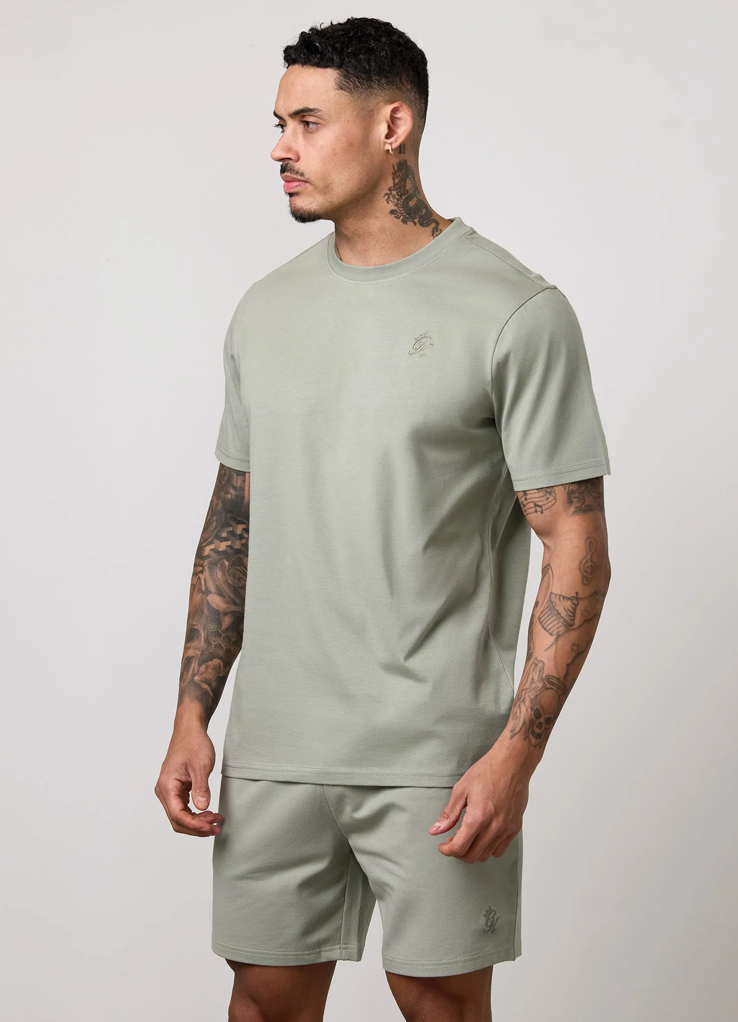 Gym King Victory Regular Fit Jersey Tee - Soft Khaki sold by The Gym King