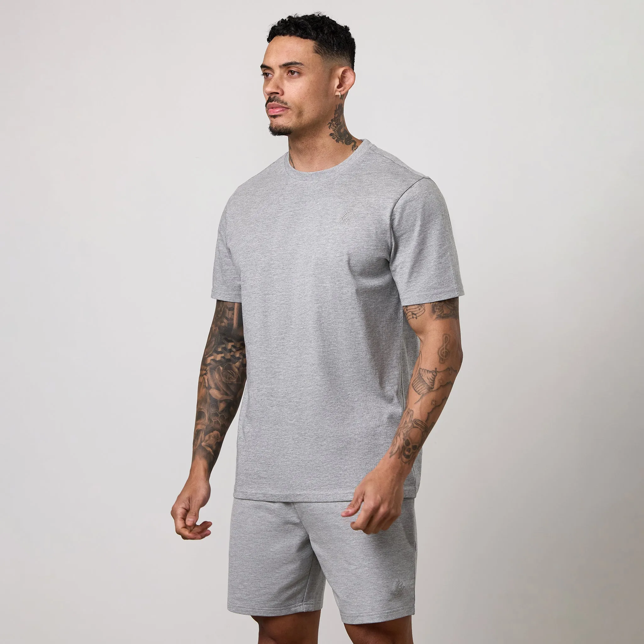 Gym King Victory Regular Fit Jersey Tee - Grey Marl sold by The Gym King product image thumbnail 2
