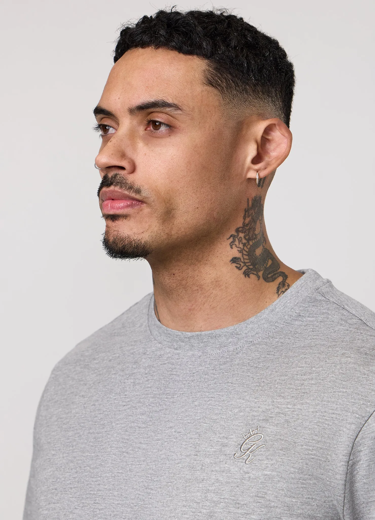 Gym King Victory Regular Fit Jersey Tee - Grey Marl sold by The Gym King product image thumbnail 4