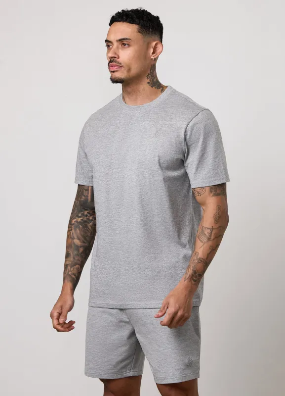 Gym King Victory Regular Fit Jersey Tee - Grey Marl sold by The Gym King