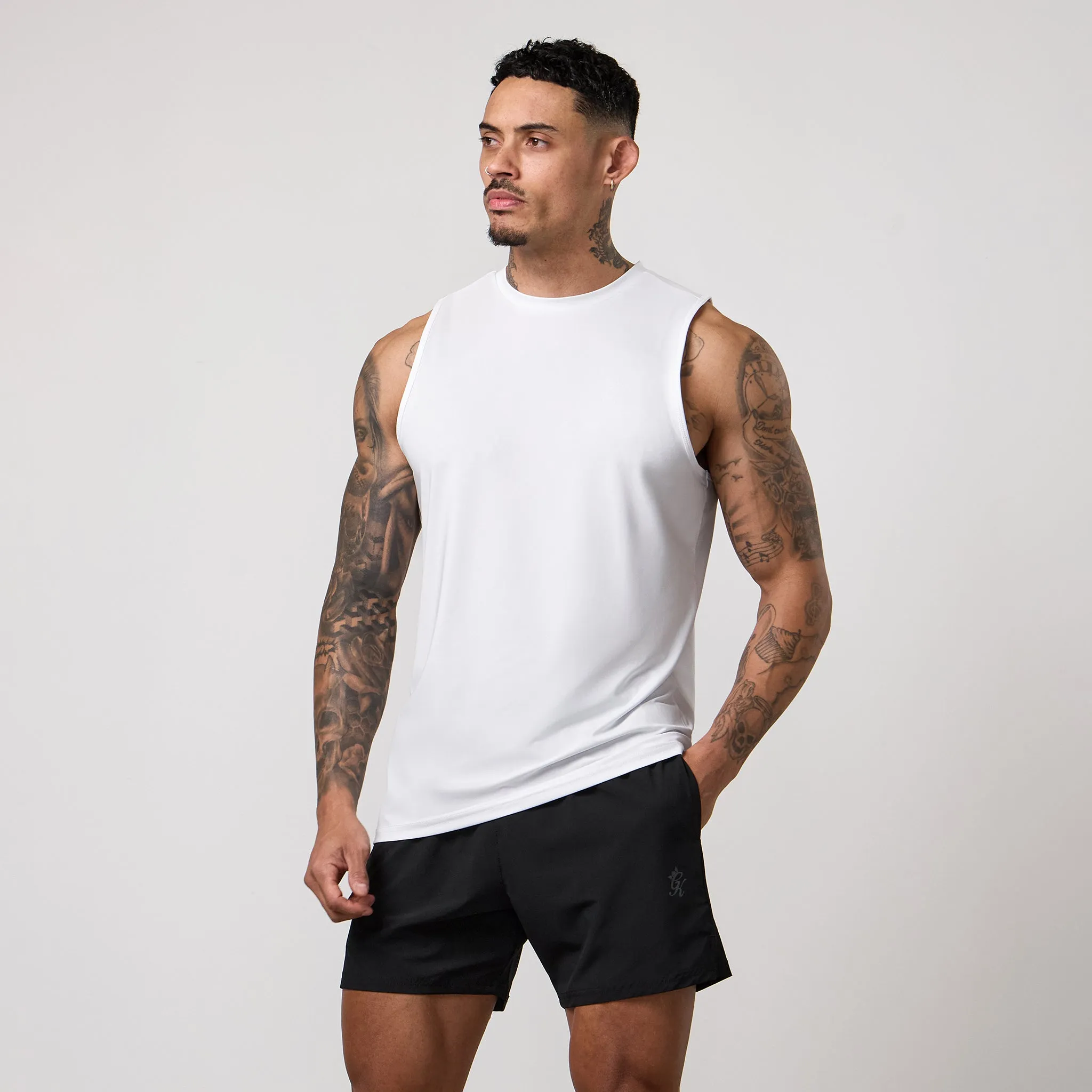 Gym King Victory Performance Vest - White sold by The Gym King product image thumbnail 2