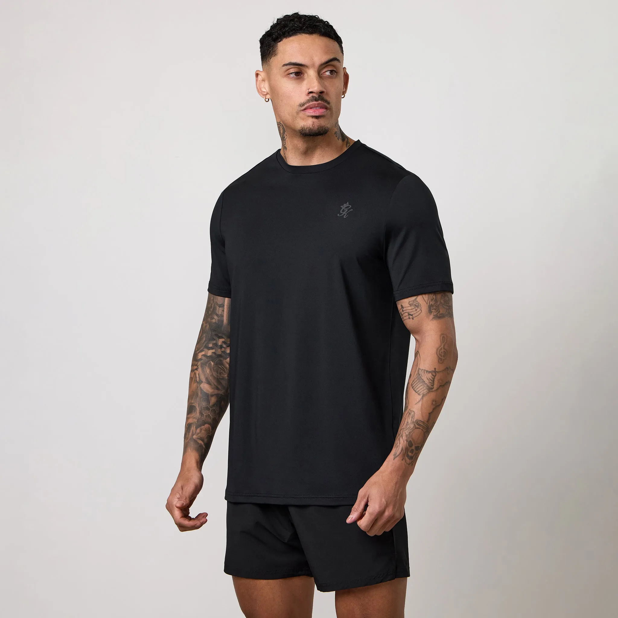 Gym King Victory Performance Poly Tee - Black sold by The Gym King product image thumbnail 2