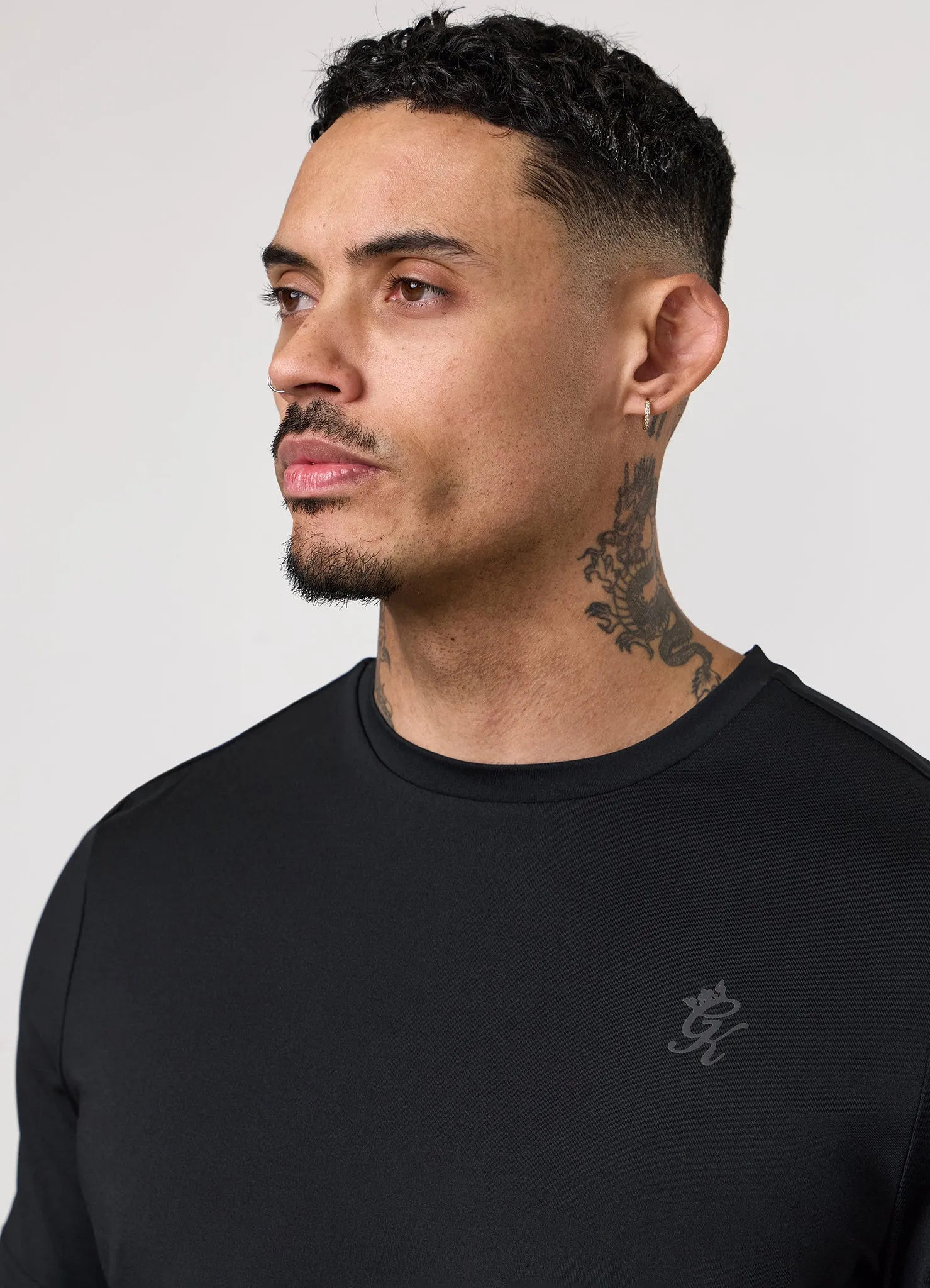 Gym King Victory Performance Poly Tee - Black sold by The Gym King product image thumbnail 4