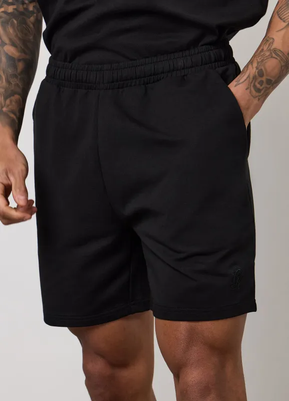 Gym King Victory Loopback Short - Black sold by The Gym King