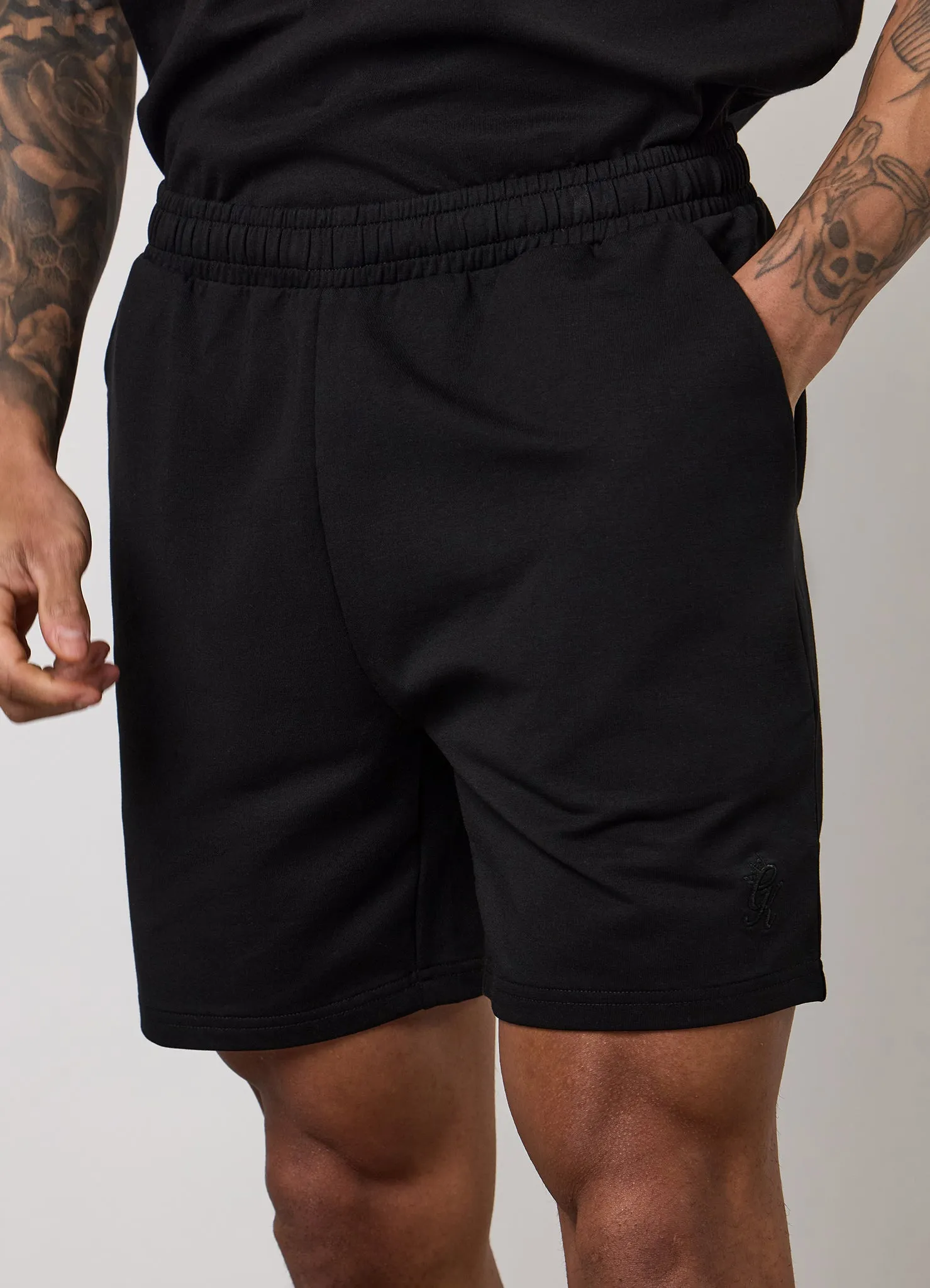 Gym King Victory Loopback Short - Black sold by The Gym King