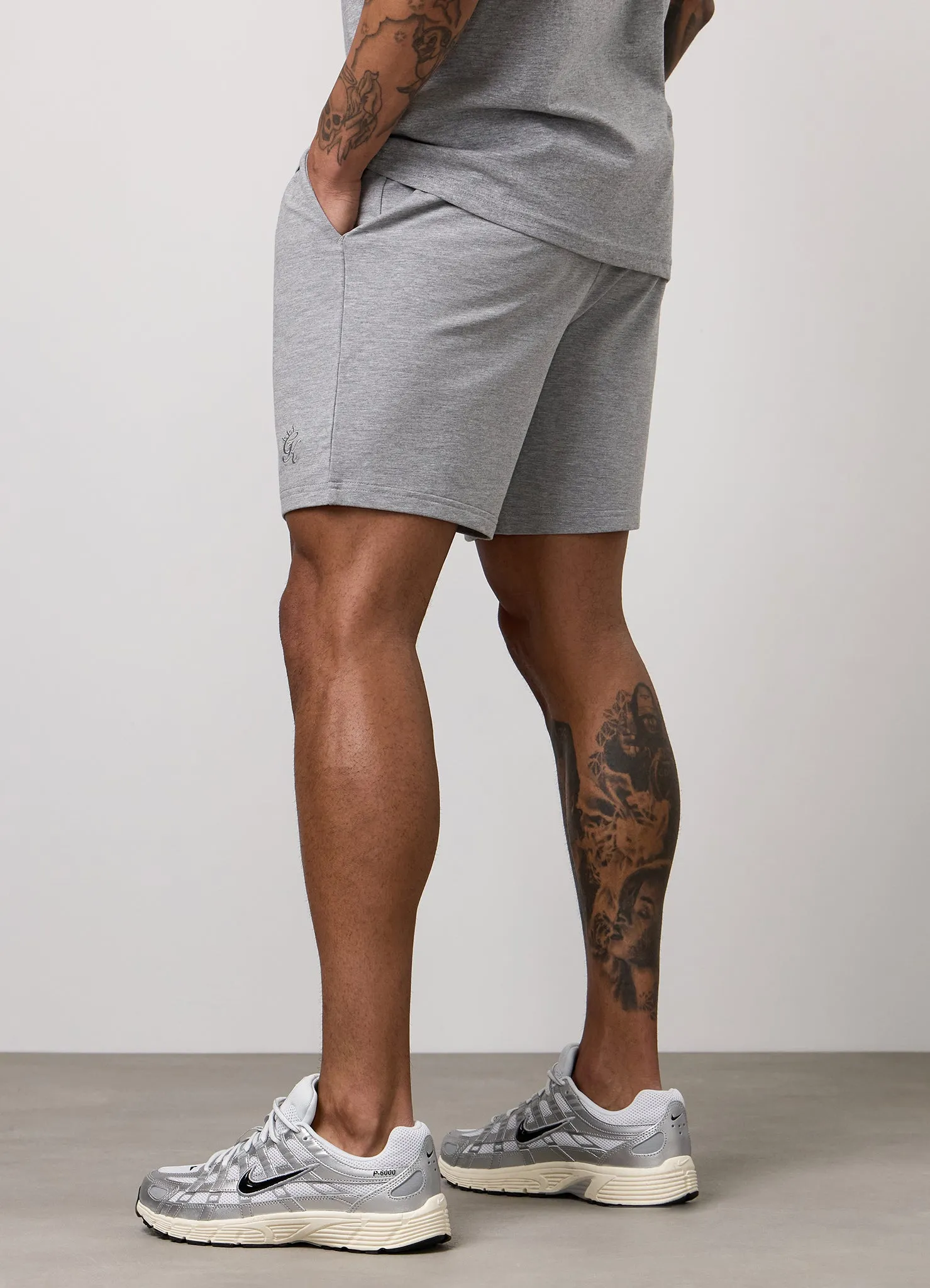 Gym King Victory Loopback Short - Grey Marl sold by The Gym King product image thumbnail 4