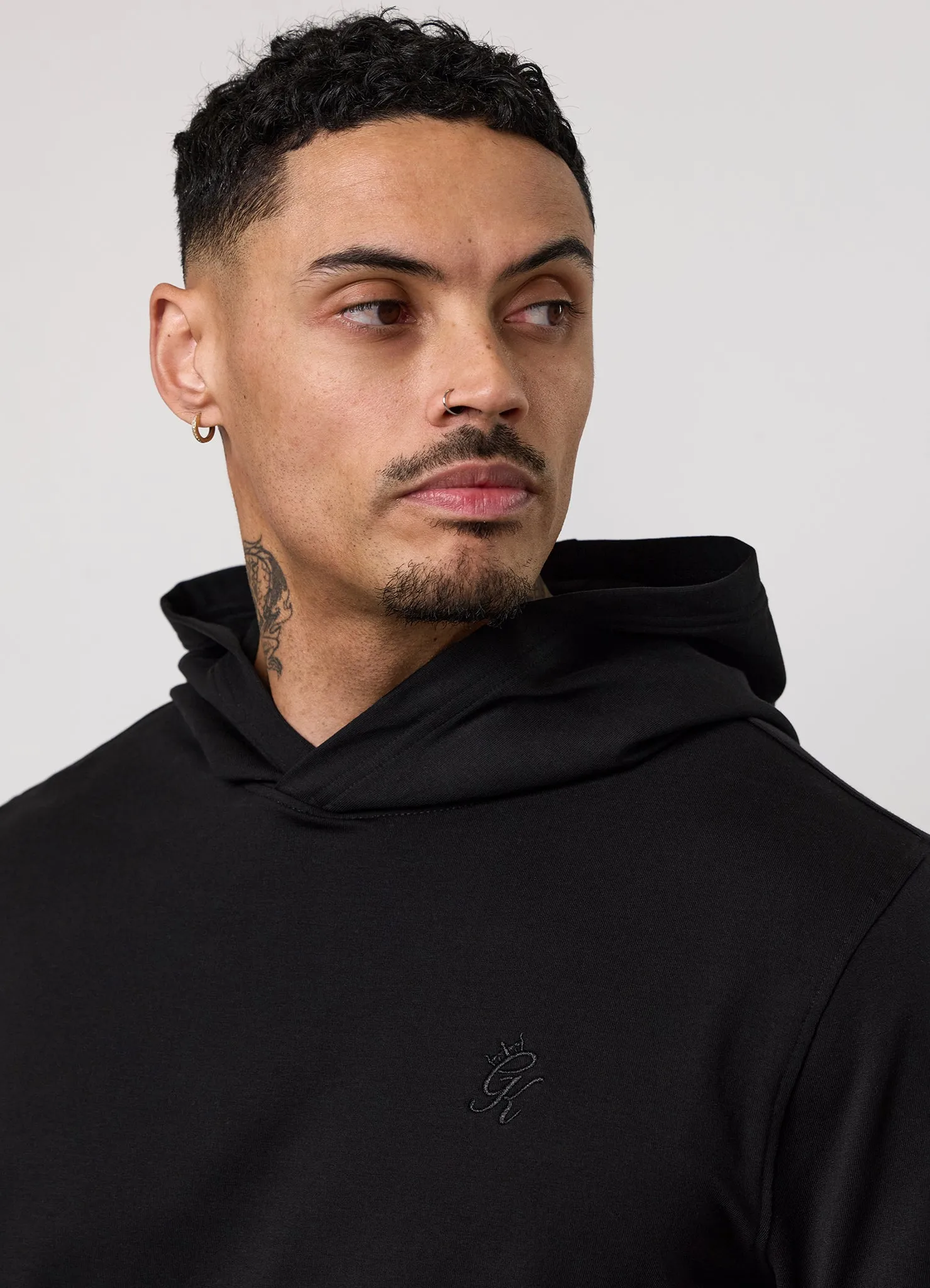 Gym King Victory Lightweight Loopback Hood - Black sold by The Gym King product image thumbnail 4