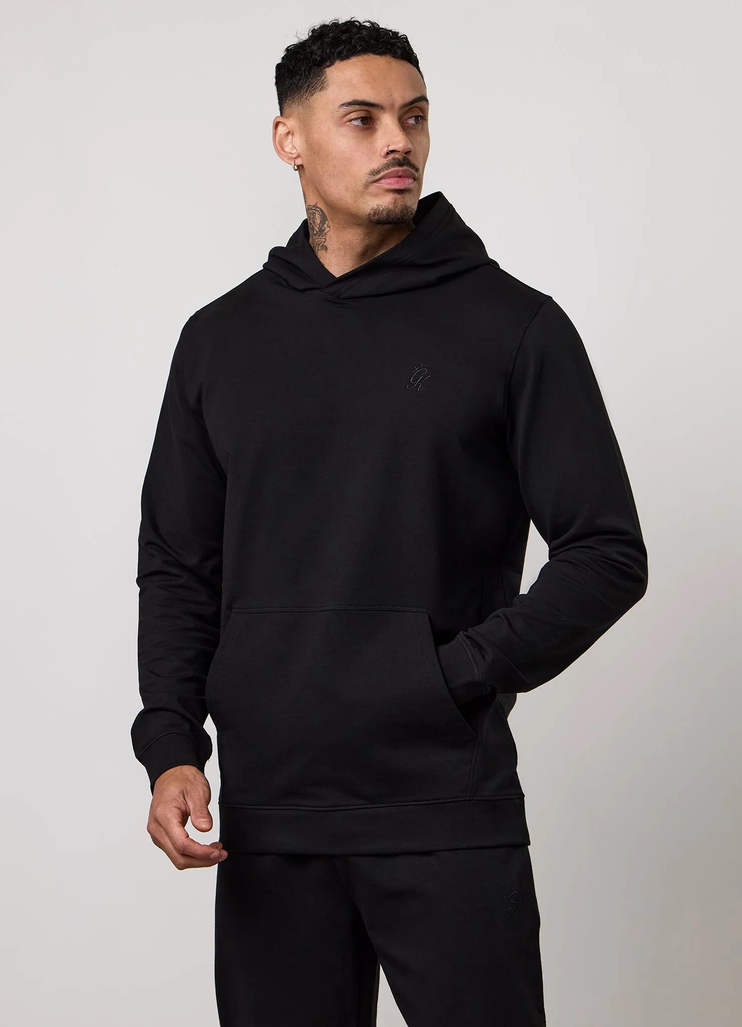 Gym King Victory Lightweight Loopback Hood - Black sold by The Gym King