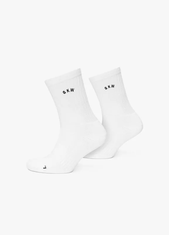 GKW Sock (1PK) - White made by The Gym King