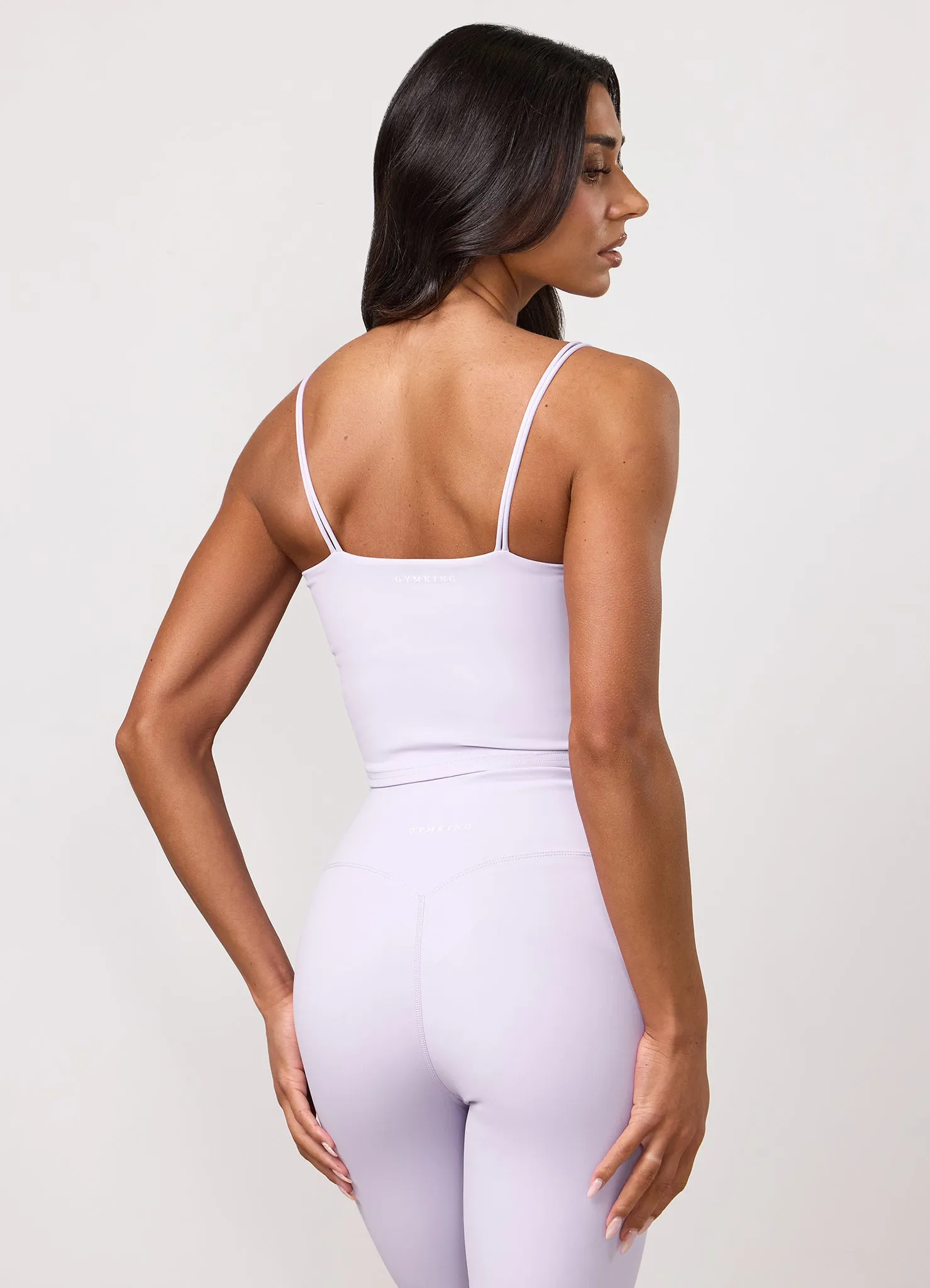 Gym King 365 Long Line Tank - Hyacinth sold by The Gym King product image thumbnail 3