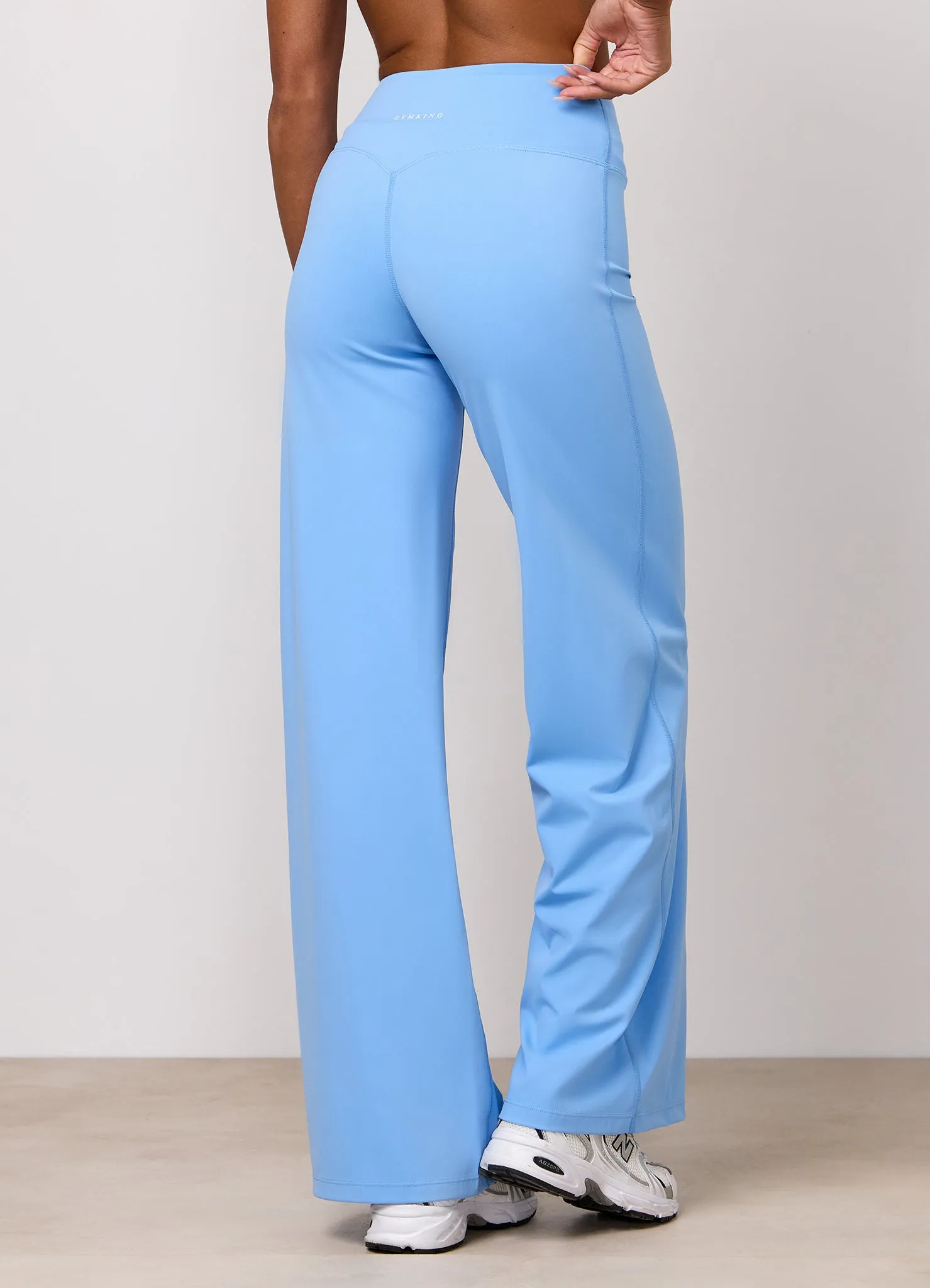 Gym King 365 Lightweight Straight Leg Yoga Pant Petite - Blue Cotton sold by The Gym King product image thumbnail 3