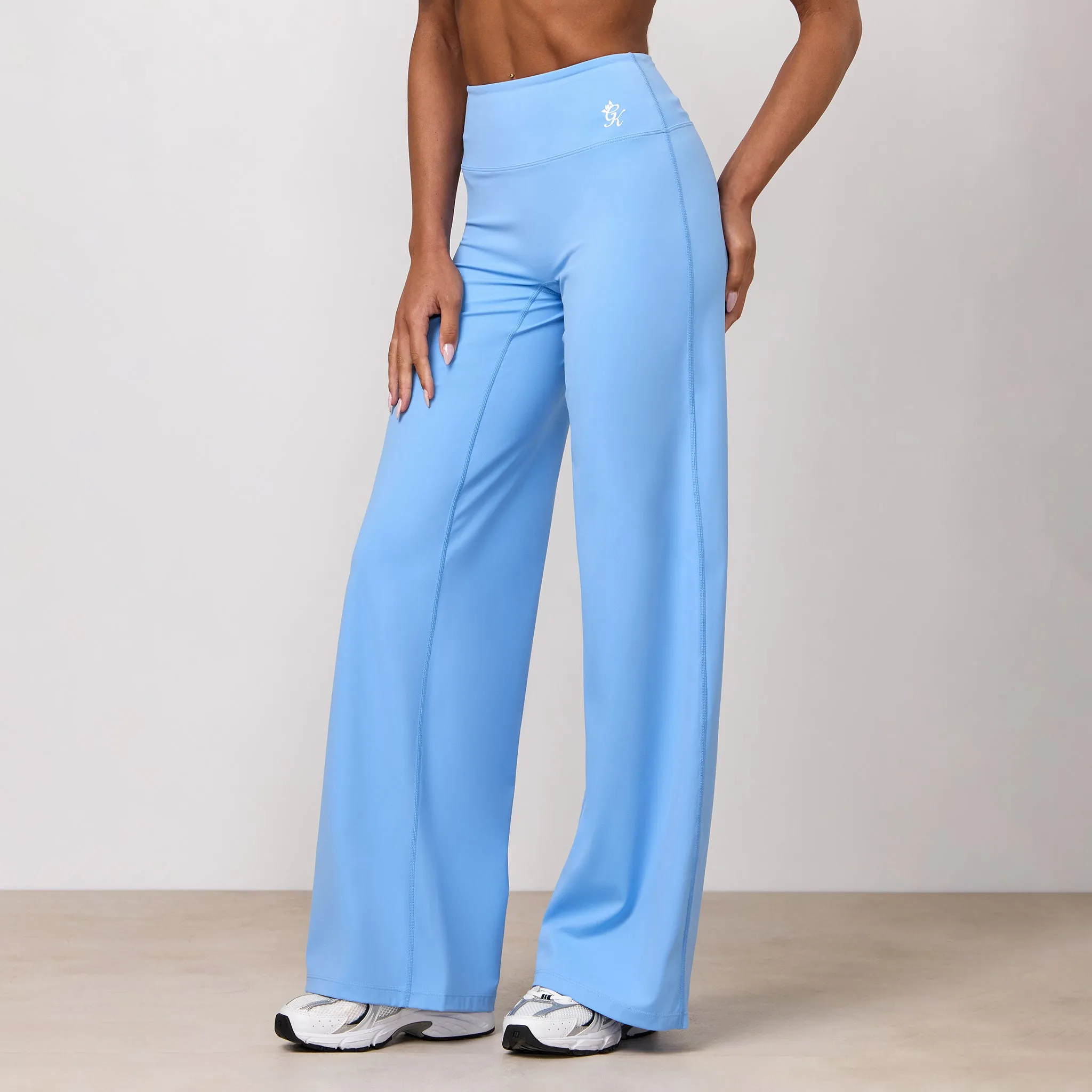 Gym King 365 Lightweight Straight Leg Yoga Pant - Blue Cotton sold by The Gym King product image thumbnail 2