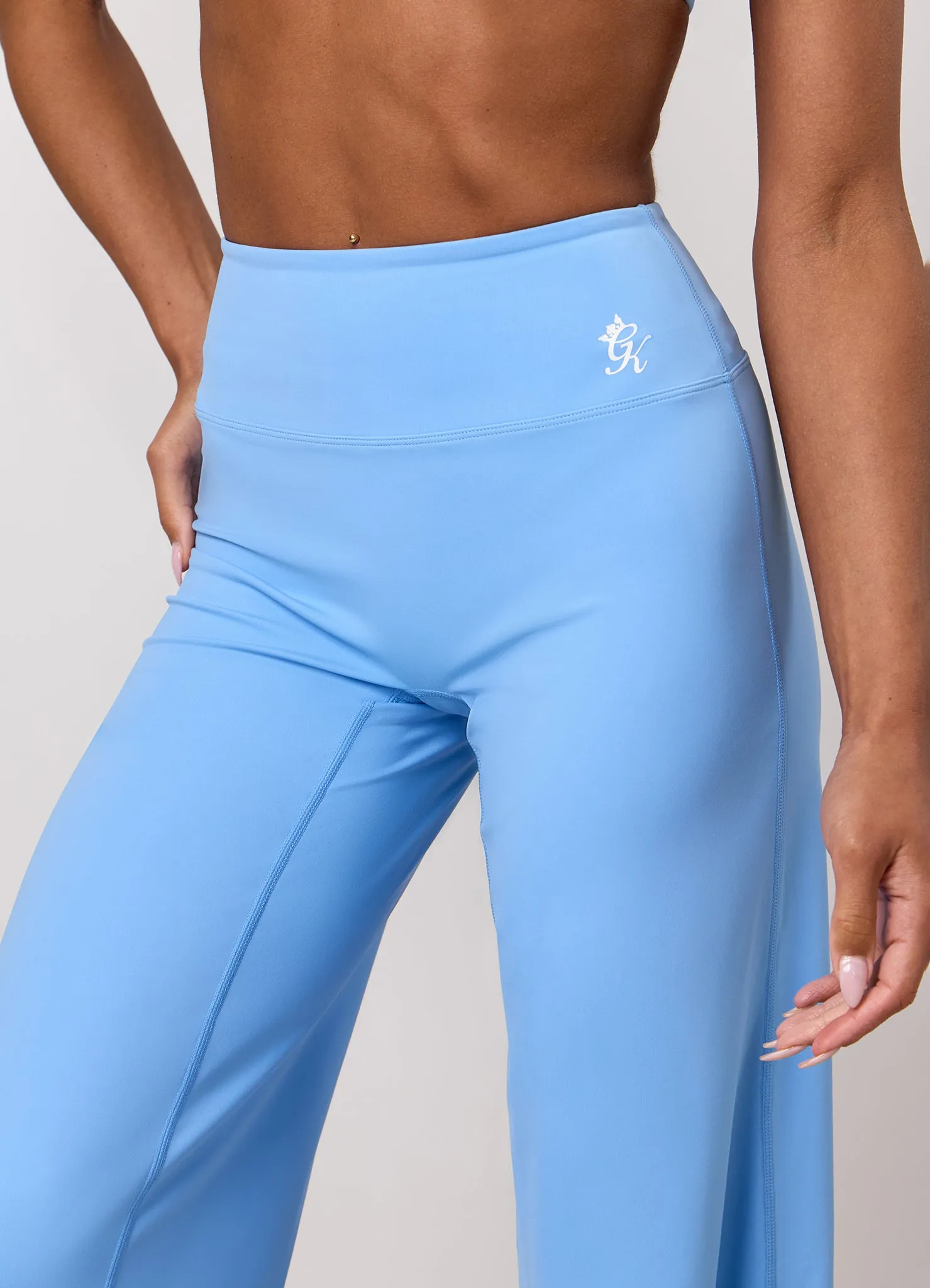 Gym King 365 Lightweight Straight Leg Yoga Pant - Blue Cotton sold by The Gym King product image thumbnail 4