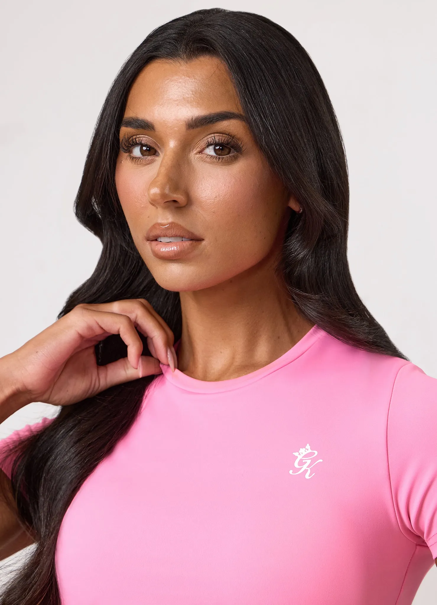 Gym King 365 Cap Sleeve Tee - Carnation Pink sold by The Gym King product image thumbnail 4