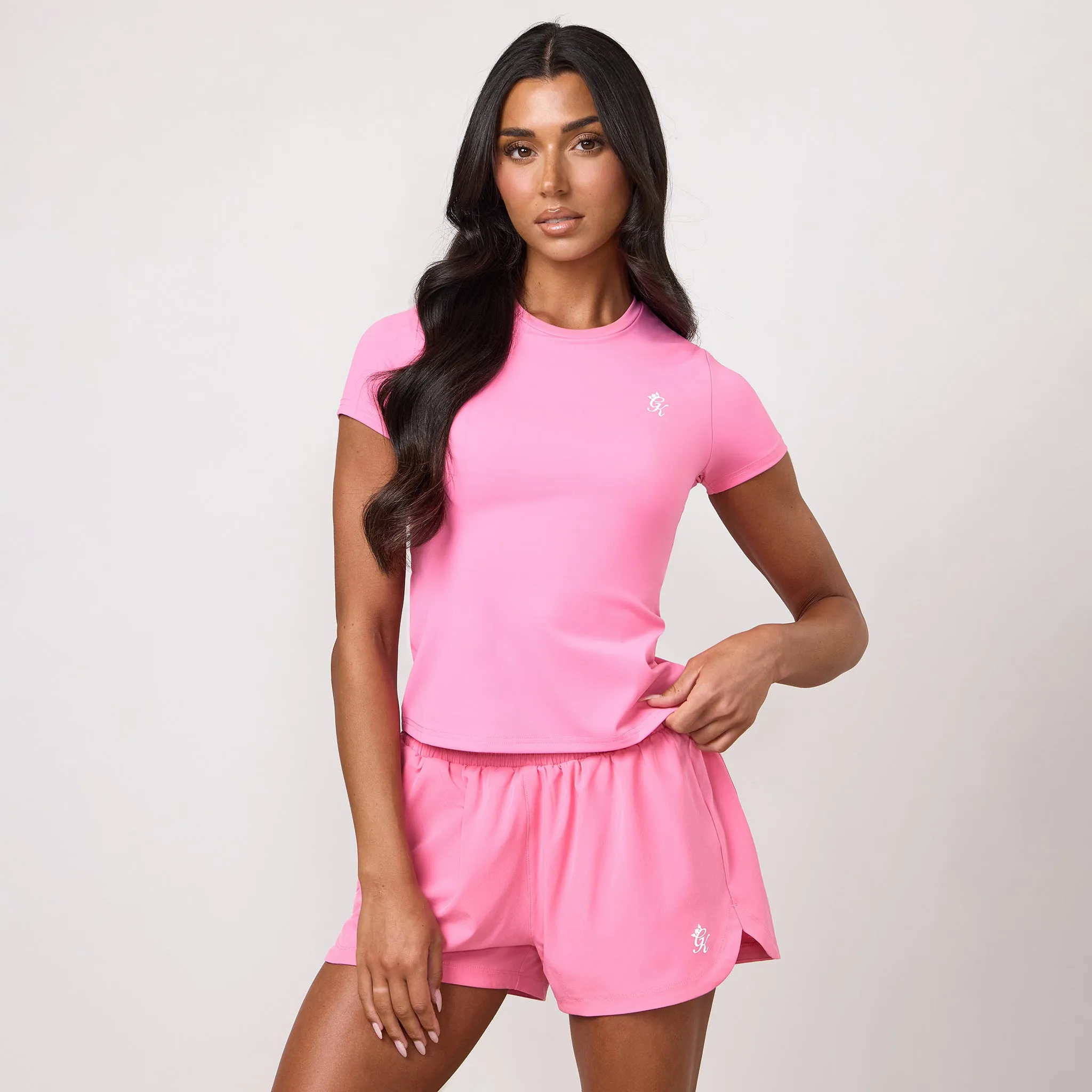 Gym King 365 Cap Sleeve Tee - Carnation Pink sold by The Gym King product image thumbnail 2