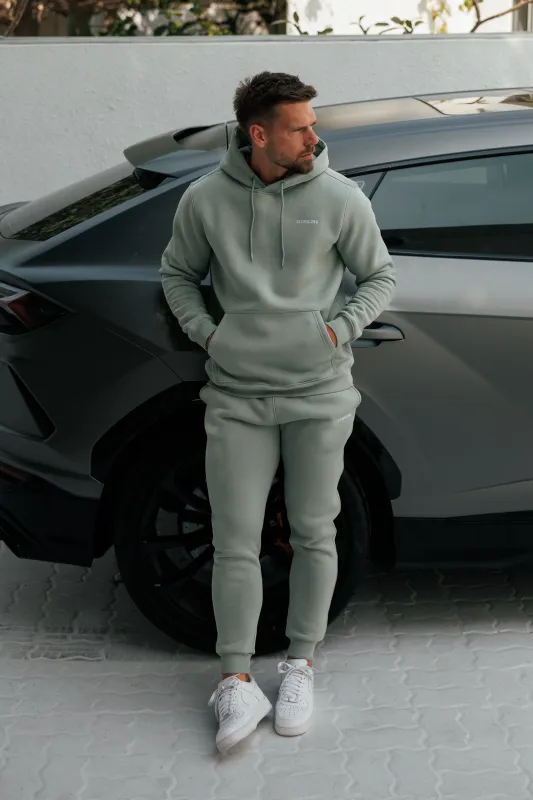 Gym King Fundamental Linear Hood Tracksuit - Urban Sage made by The Gym King