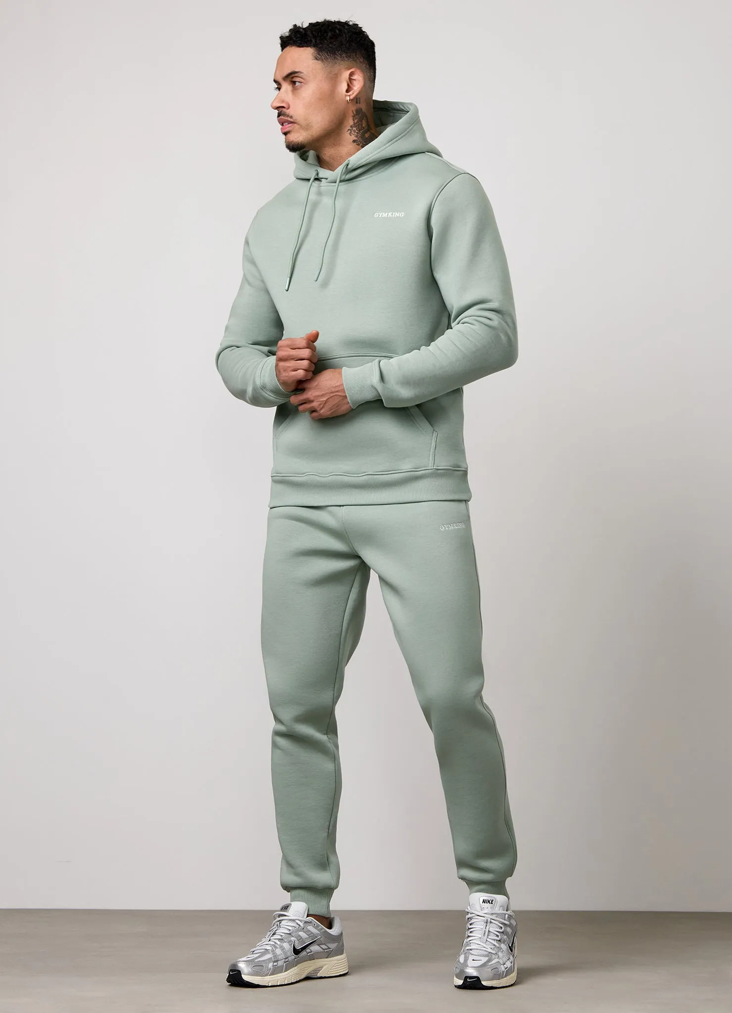 Gym King Fundamental Linear Hood Tracksuit - Urban Sage sold by The Gym King product image thumbnail 3