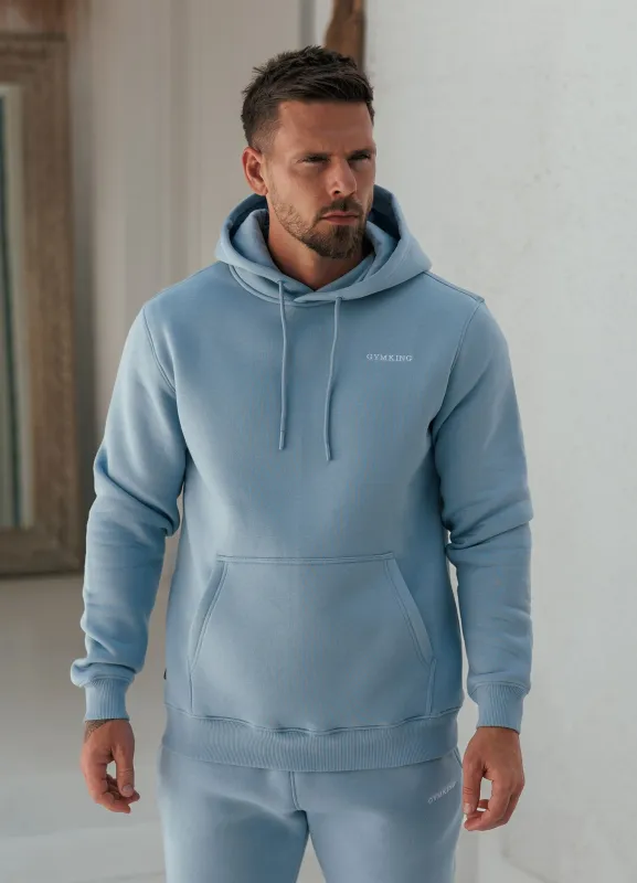 Gym King Fundamental Linear Hood - Powder Blue made by The Gym King