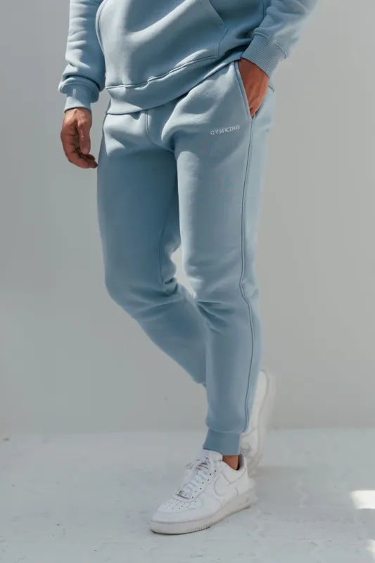 Gym King Fundamental Linear Jogger - Powder Blue made by The Gym King