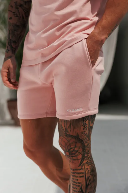 Gym King Fundamental Linear Short - Rustic Pink made by The Gym King