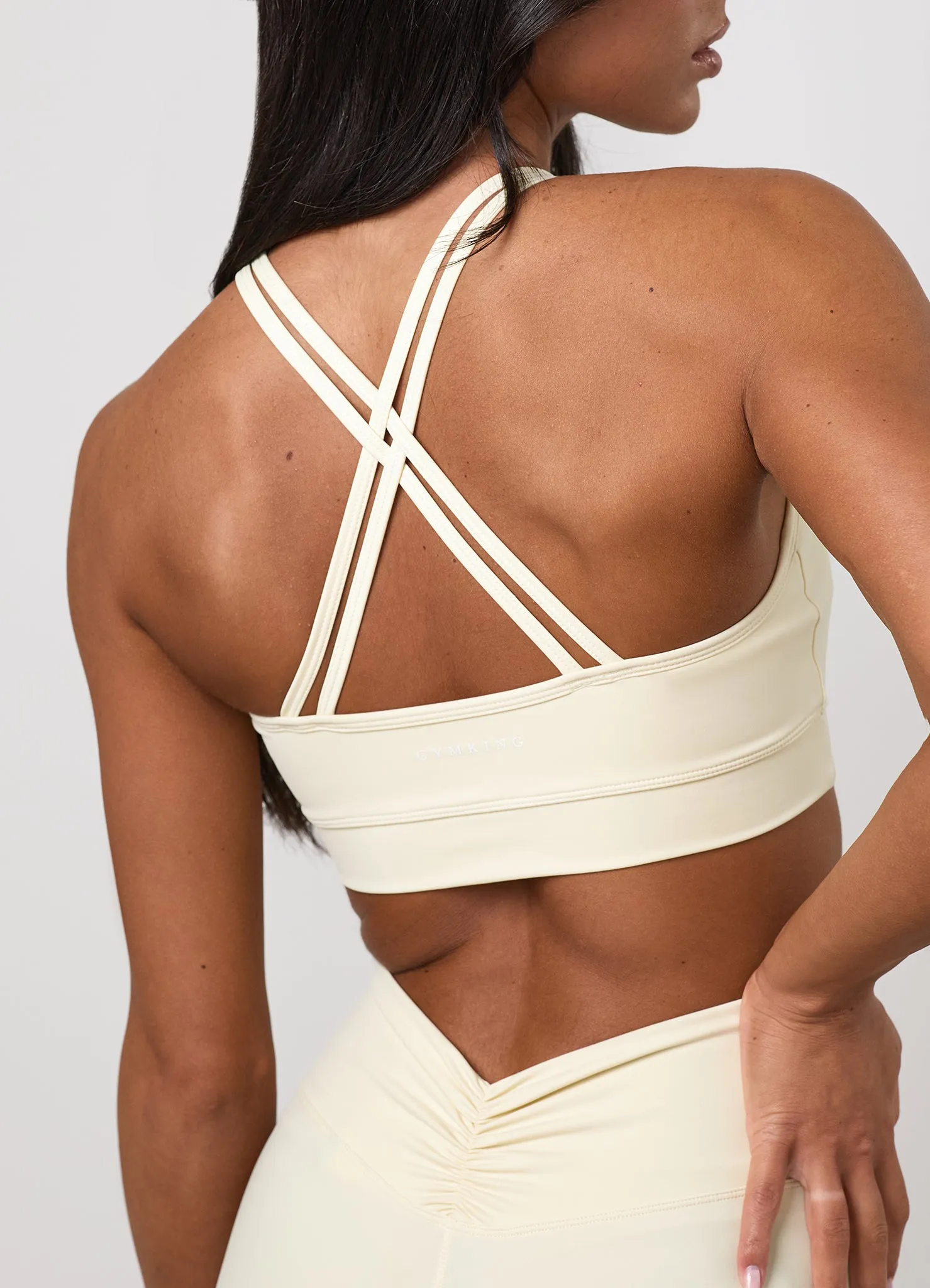Gym King 365 Scrunch Bra - Buttermilk sold by The Gym King product image thumbnail 5